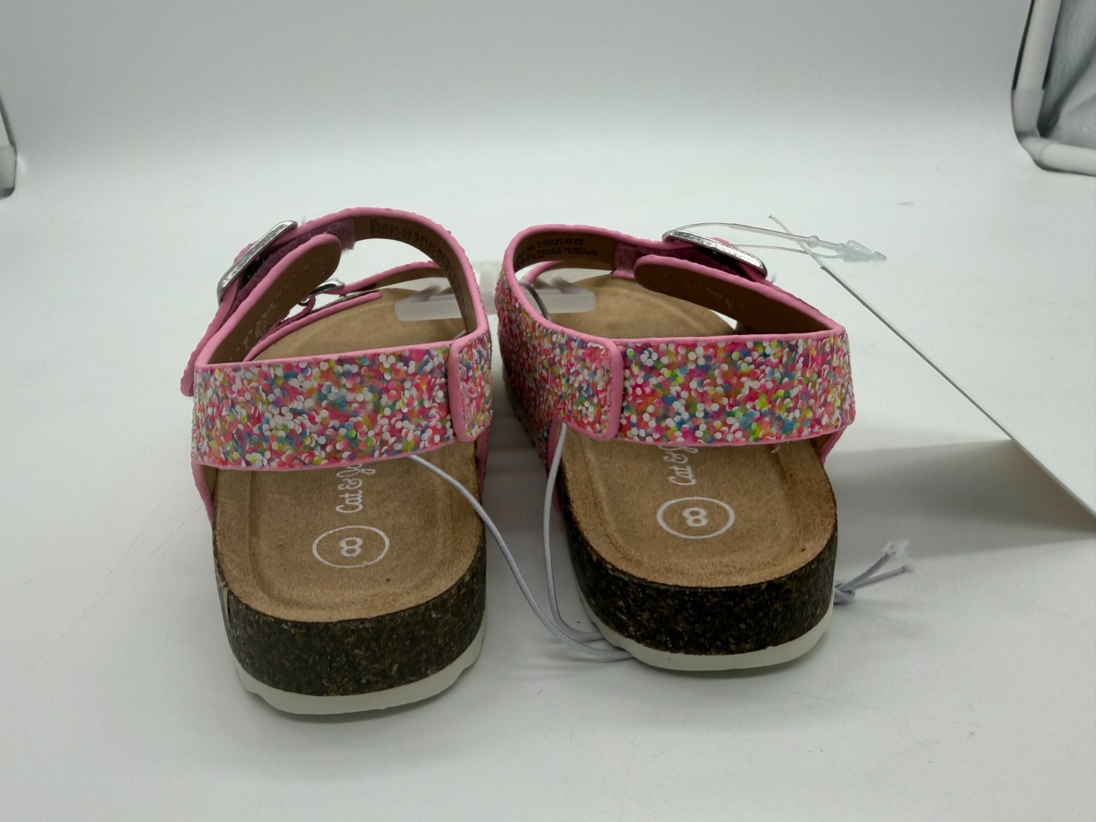 Pink Toddler Reagan Footbed Sandals Multicolor – Cat & Jack – NEW – CHOOSE SIZE