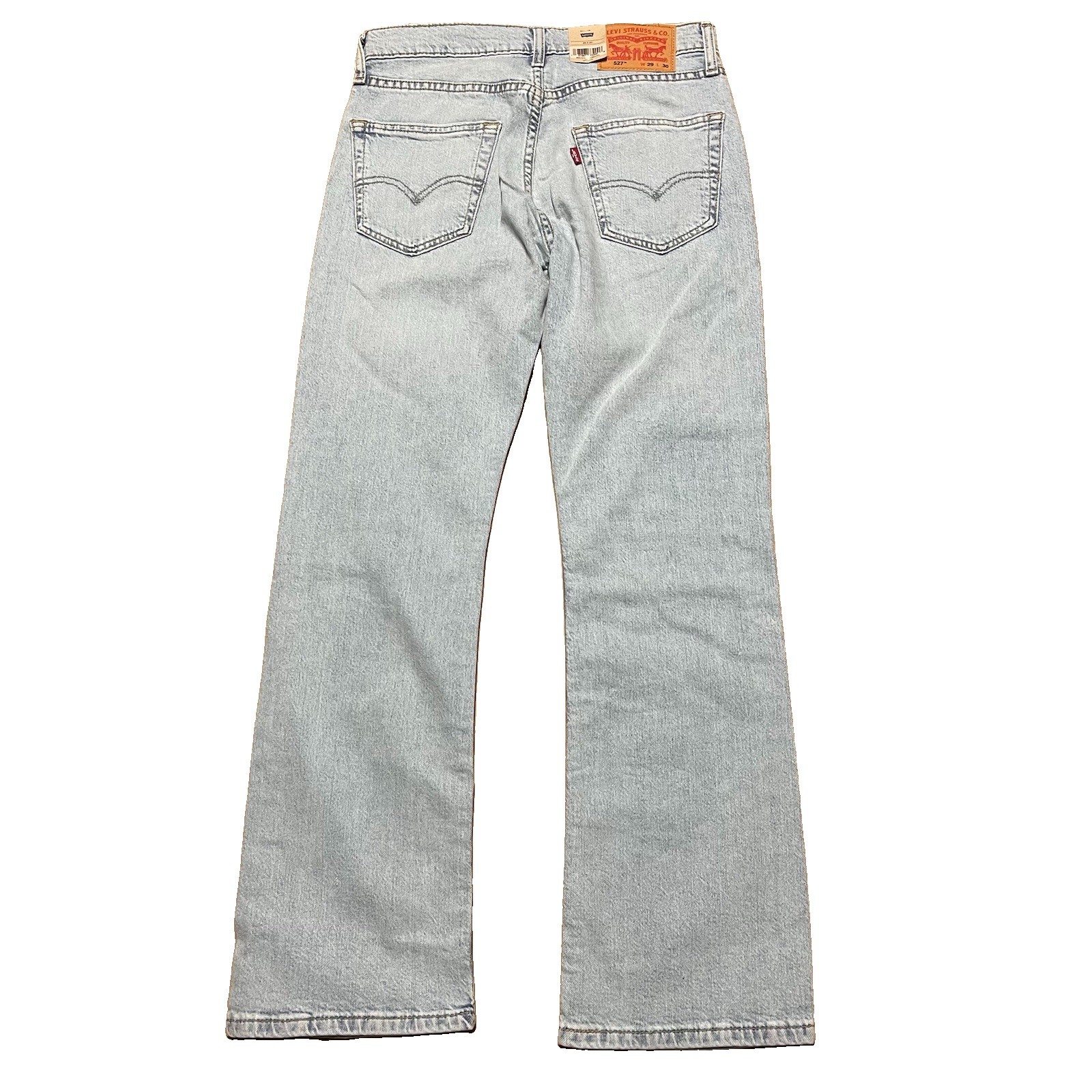 Levi’s 527 Slim Bootcut Jeans Men’s 29×30 Light Wash Stretch 055270722 NEW