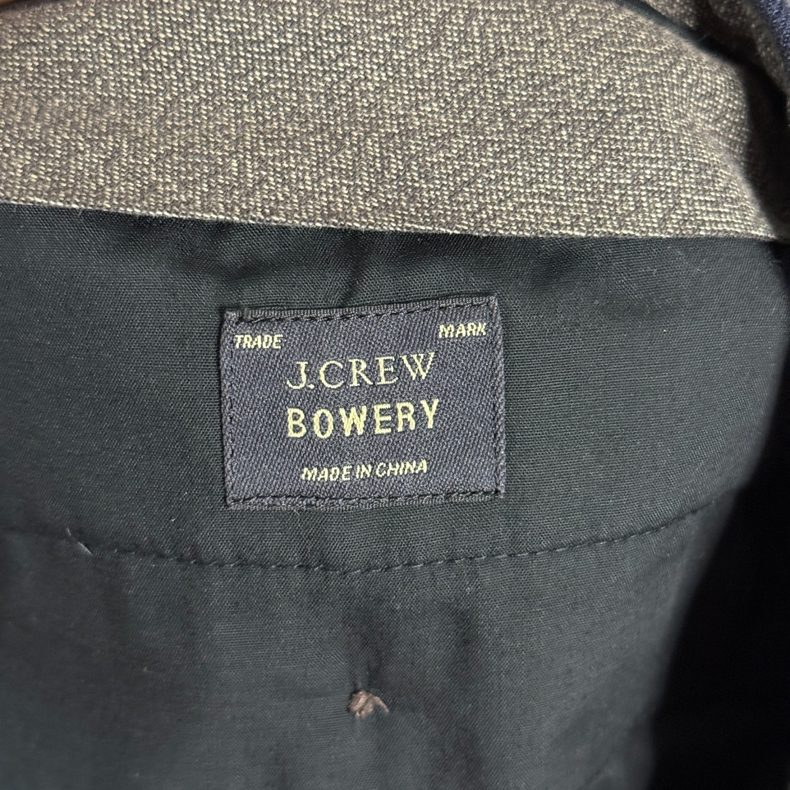 J Crew Dress Pants Mens 34×32 Blue Bowery Slim Fit Wool Slacks Formal