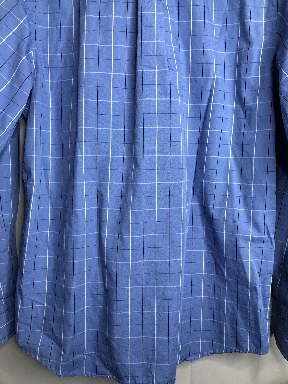 Covington Blue Checkered Long Sleeve Button Shirt Men’s Size M MEDIUM (38/40)