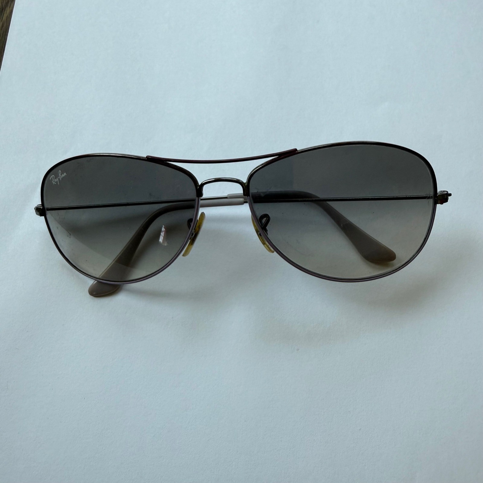 Ray-Ban Cockpit RB 3362 Sunglasses Women 59mm Gunmetal Purple Gradient Aviator