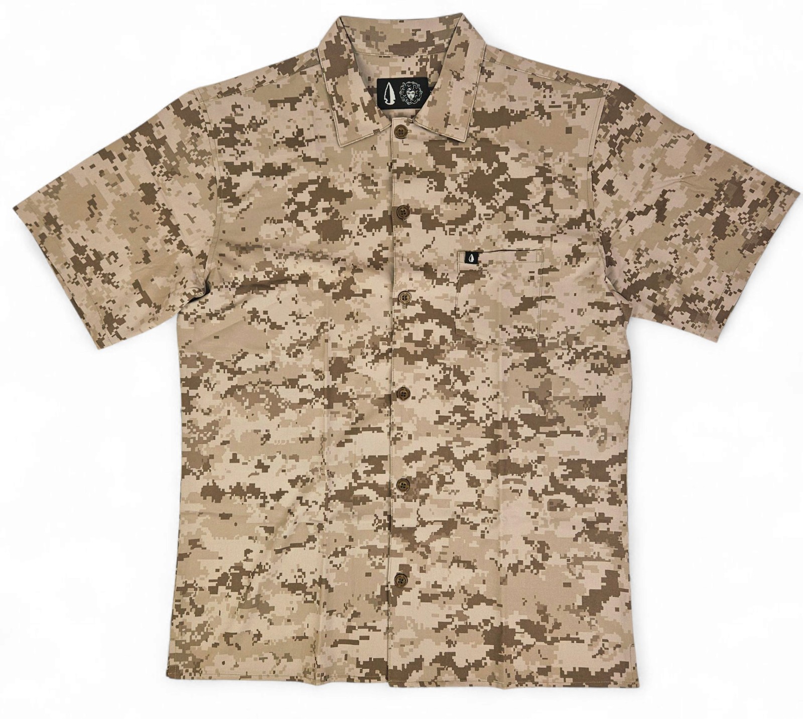 Tachuntfish THF Mojito AOR1 Camo Button Up Shirt Mens Large Original Fit