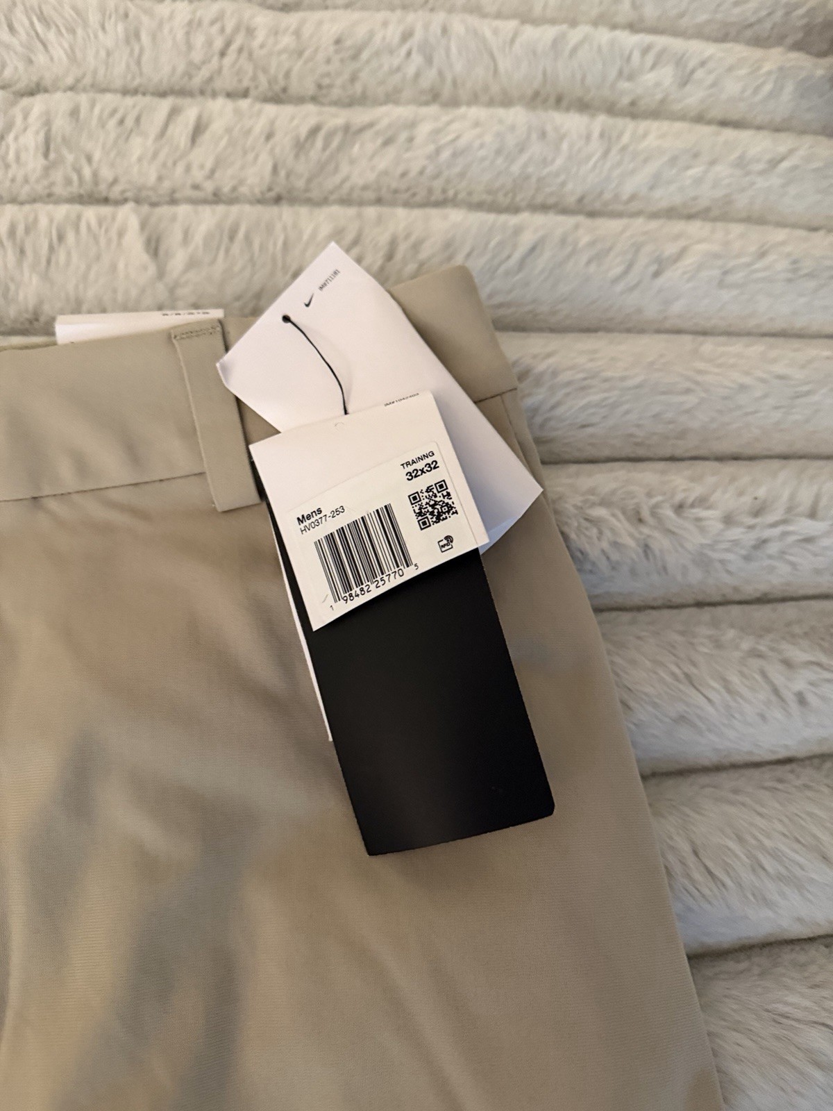 Nike 24.7 Dri-FIT PerfectStretch Beige Slim Straight Pants 32×32