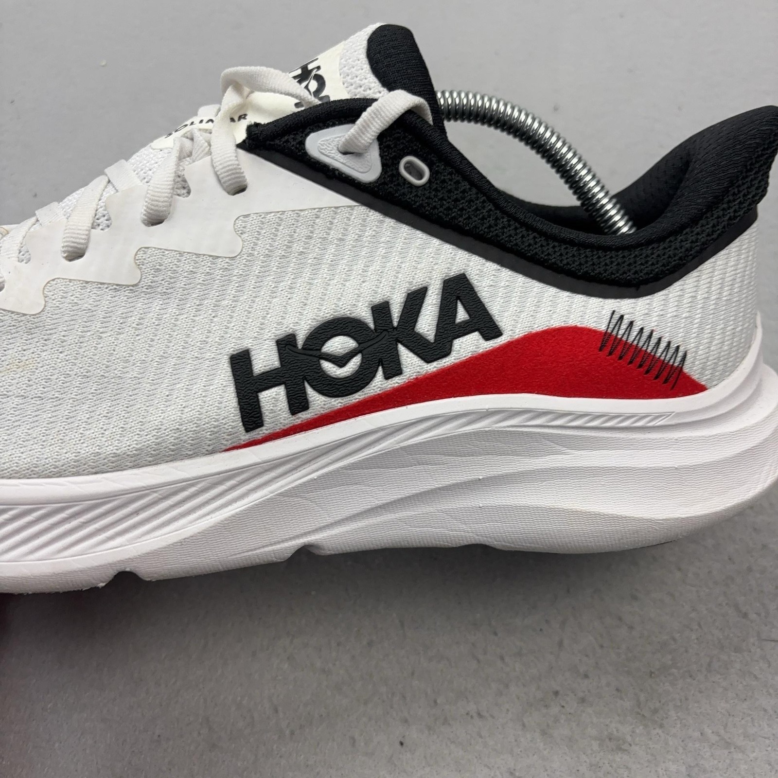 Hoka One One Solimar Running Shoes Mens Size 11.5 White Cushioned 1123074 WMC
