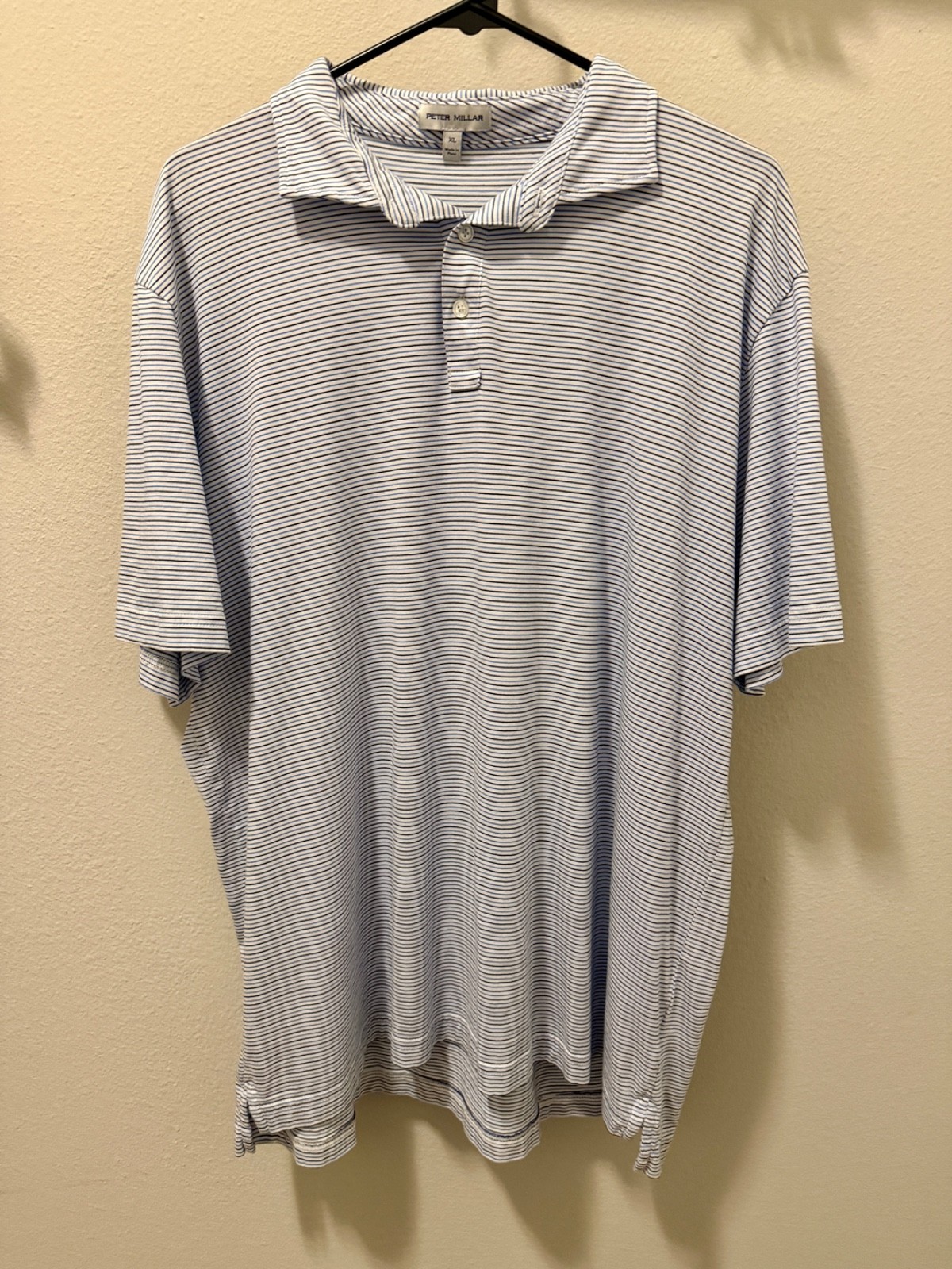 Lot Of 3 Peter Millar Crown Crafted Golf Polo Shirts XL 100% Pima Cotton