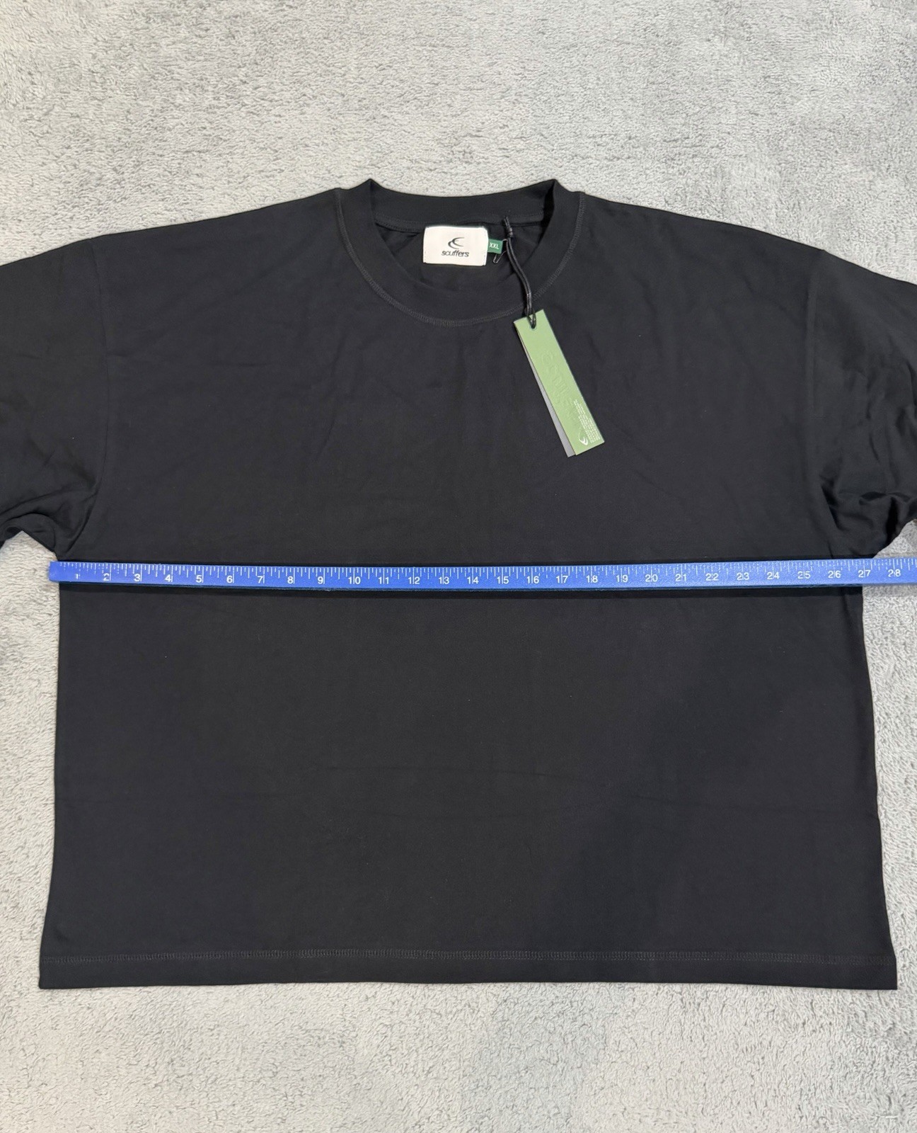 Scuffers T-Shirt Men 2XL Boxy Relaxed Fit Short Sleeve Casual Heavyweight Cotton