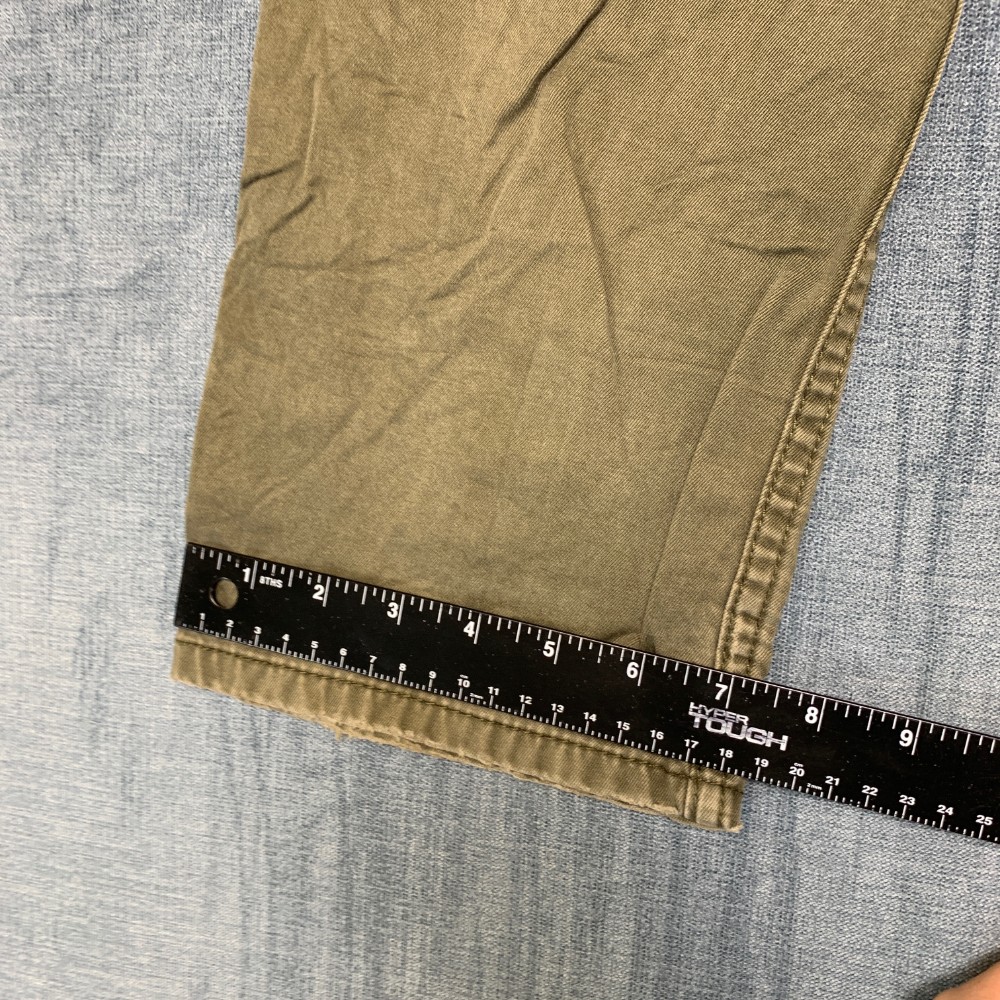 Levi’s 511 Jeans Men 36×32 Olive Green Denim Slim Fit Everyday Wear Straight Leg