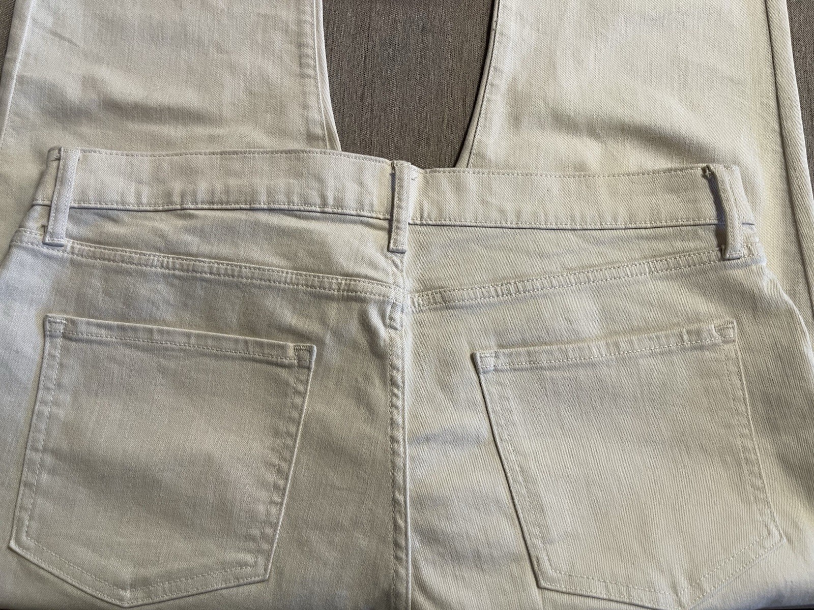 BANANA REPUBLIC, GIRLFRIEND Mid-Rise 32/14 Cream Off White Jeans, NWOT