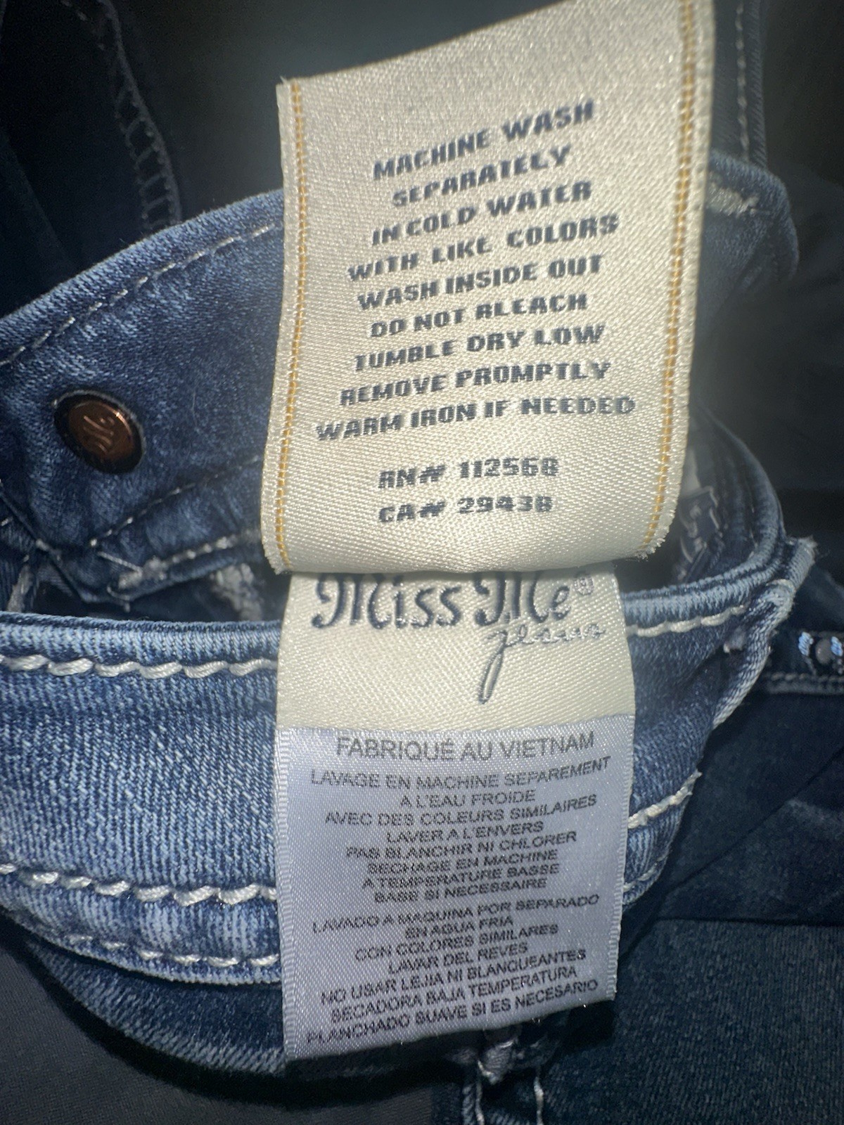 Miss Me Western Floral Border Bootcut Jeans Size 29