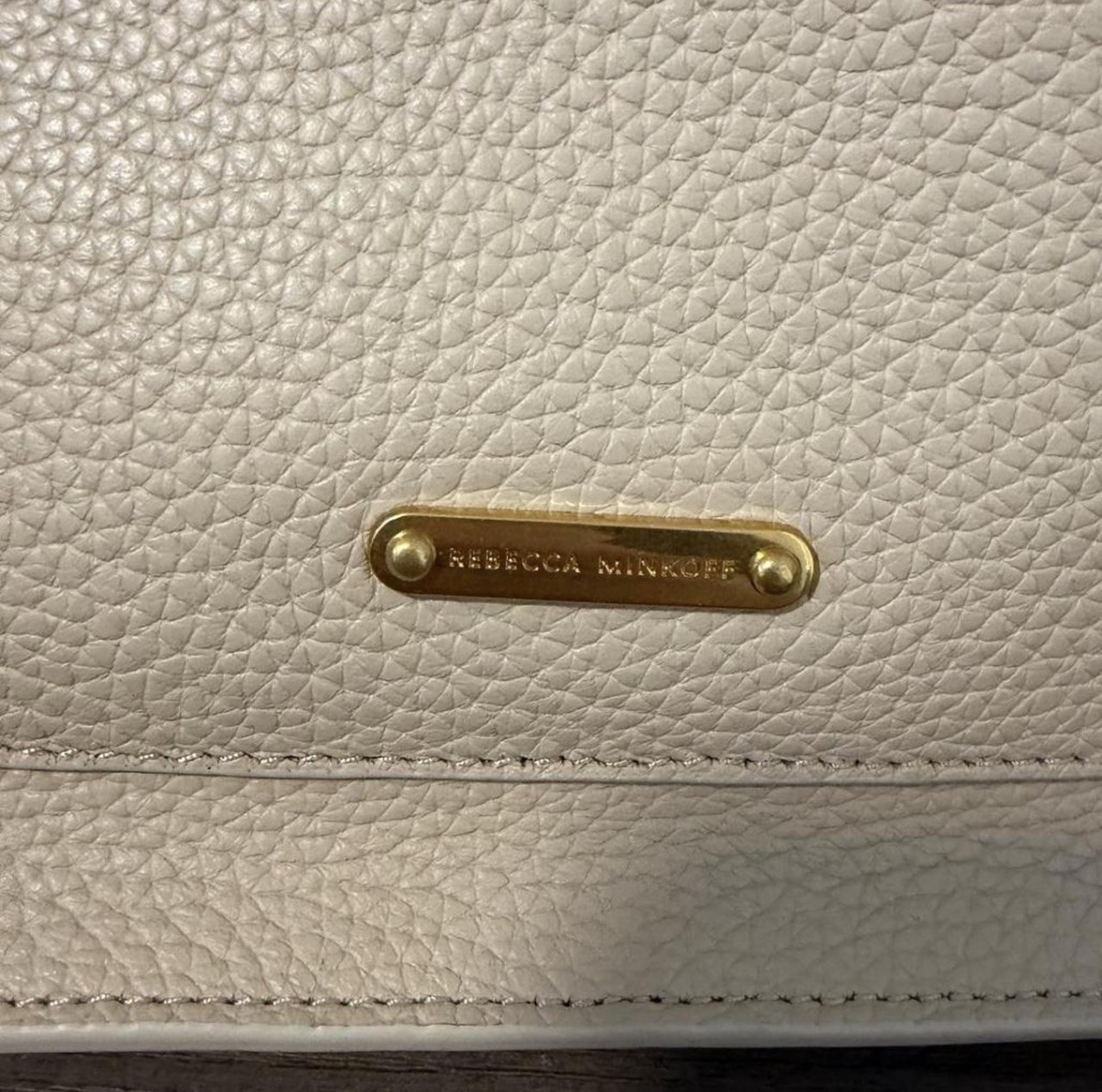 Rebecca Minkoff Darren small Tote Crossbody Strap Beige NWT