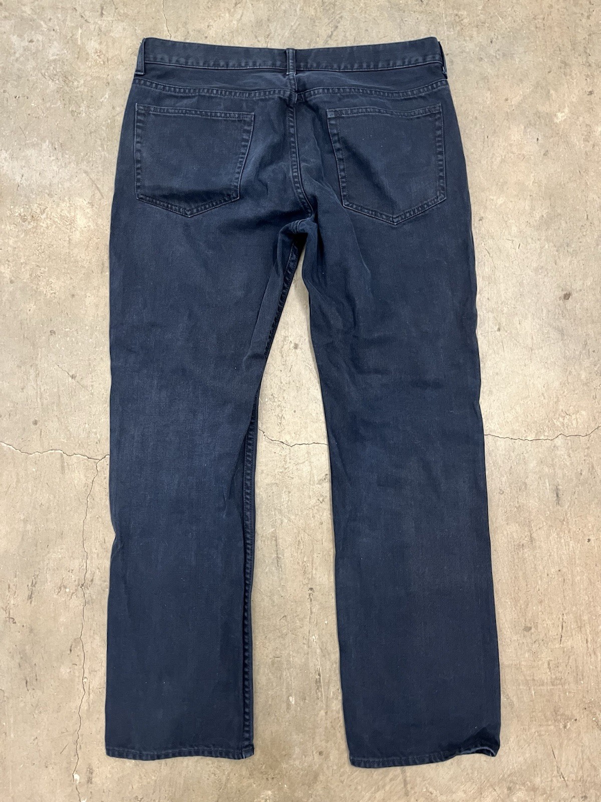 J Crew The Sutton Pants Men 34×30 Blue Herringbone Smart Casual Office City