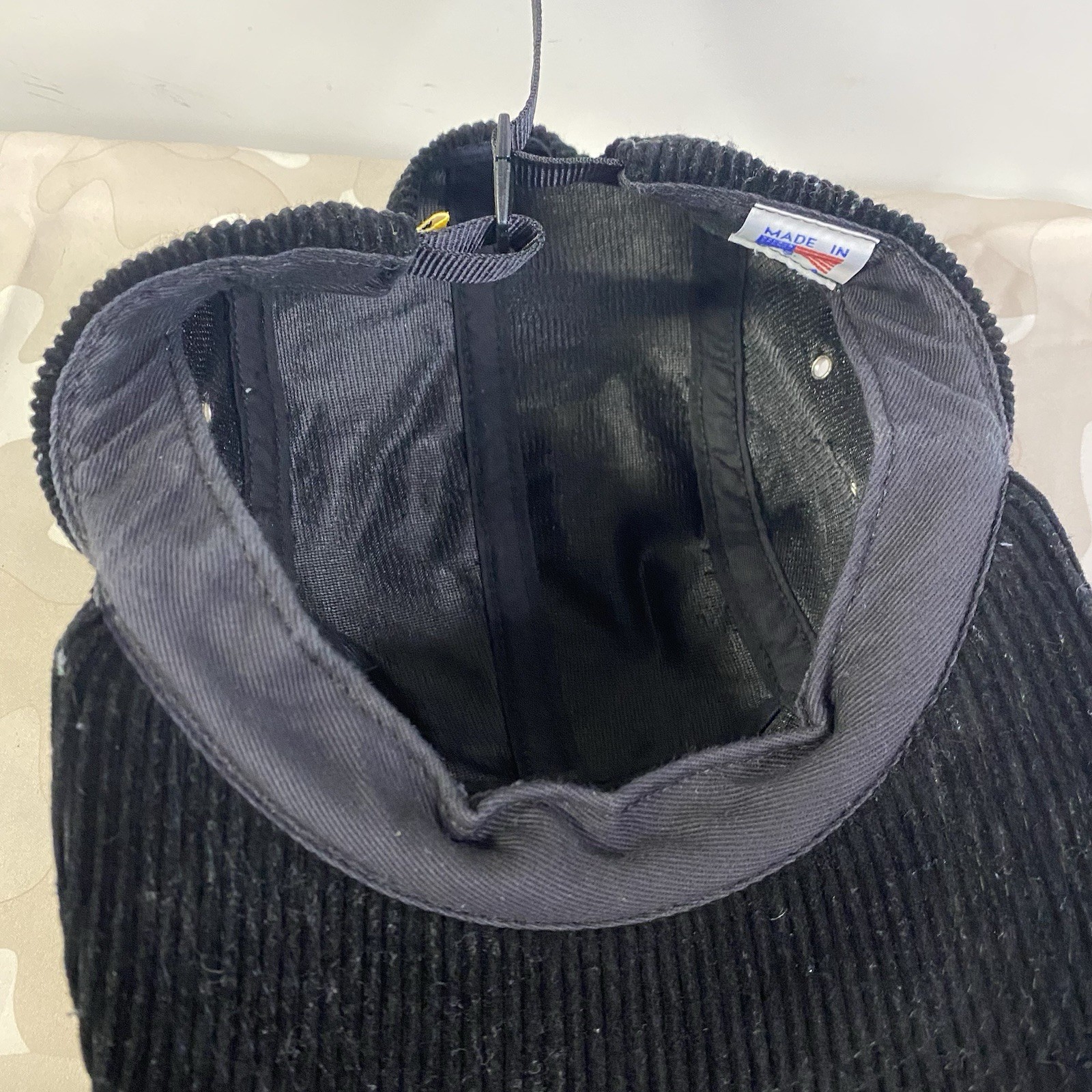 Golf Wang Hat Cap Black GOLF Corduroy 5 Panel Strapback Tyler the Creator