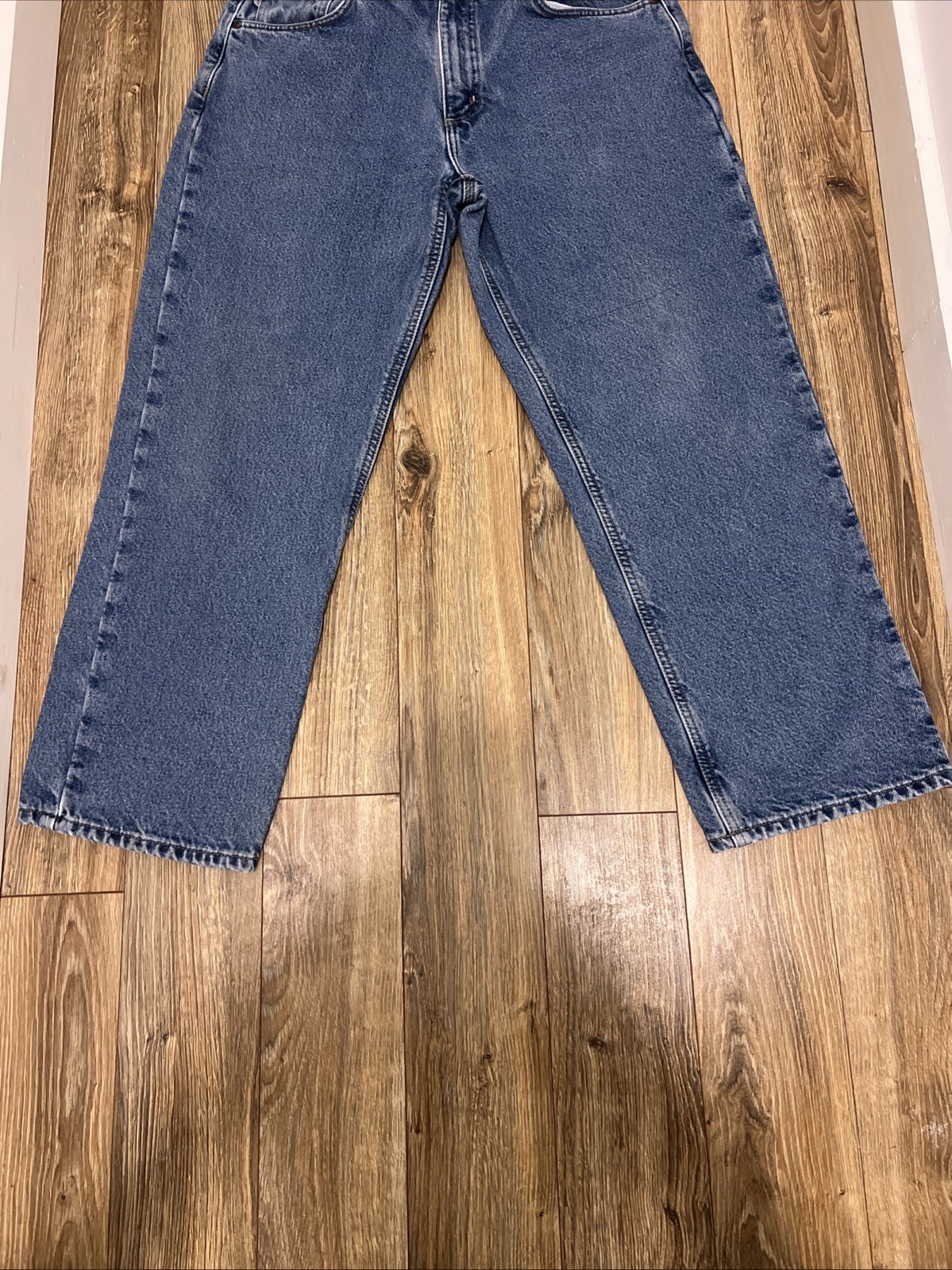 Men’s Soft Comfort Distressed Carhartt Jeans Size 36×30 Relaxed Fit RN# 14806