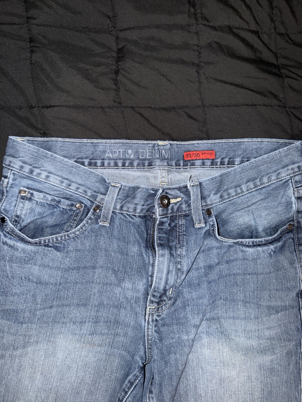 APT9 Denim Jeans Blue Straight Cut