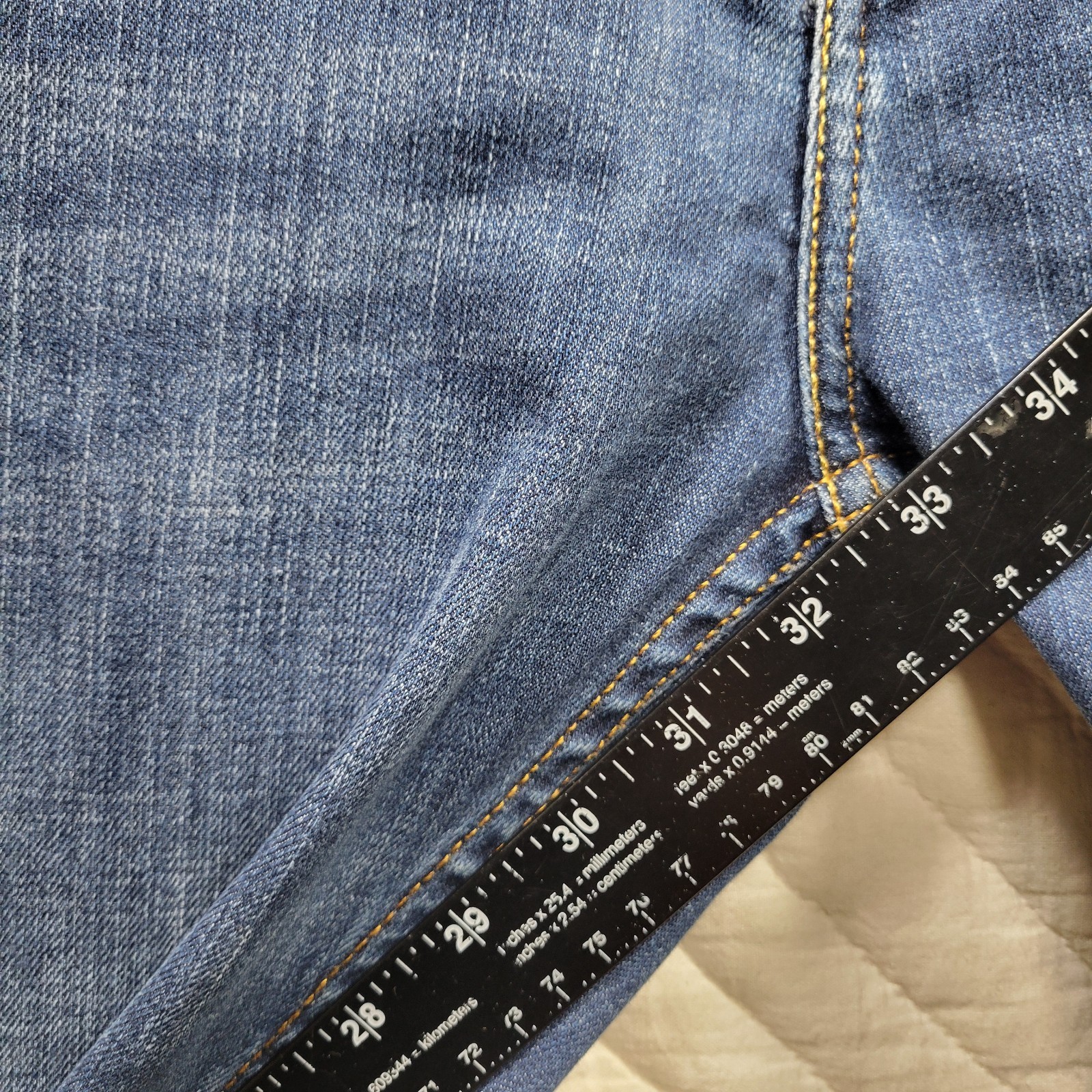 Levis 527 Jeans Mens 38×32 Blue Bootcut Denim Classic Hipster Great Condition