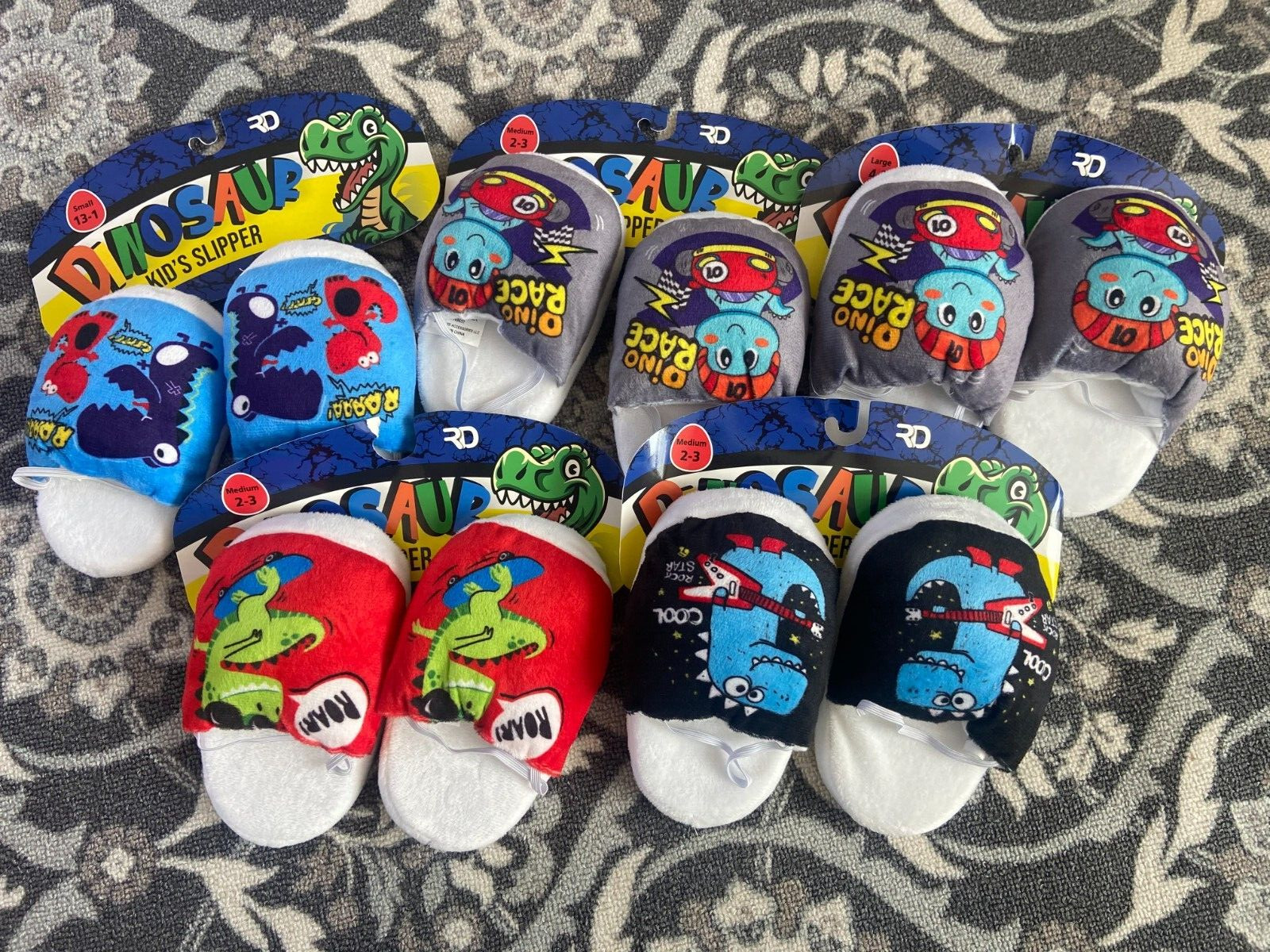 Dinosaur Kid’s Slipper varies sizes