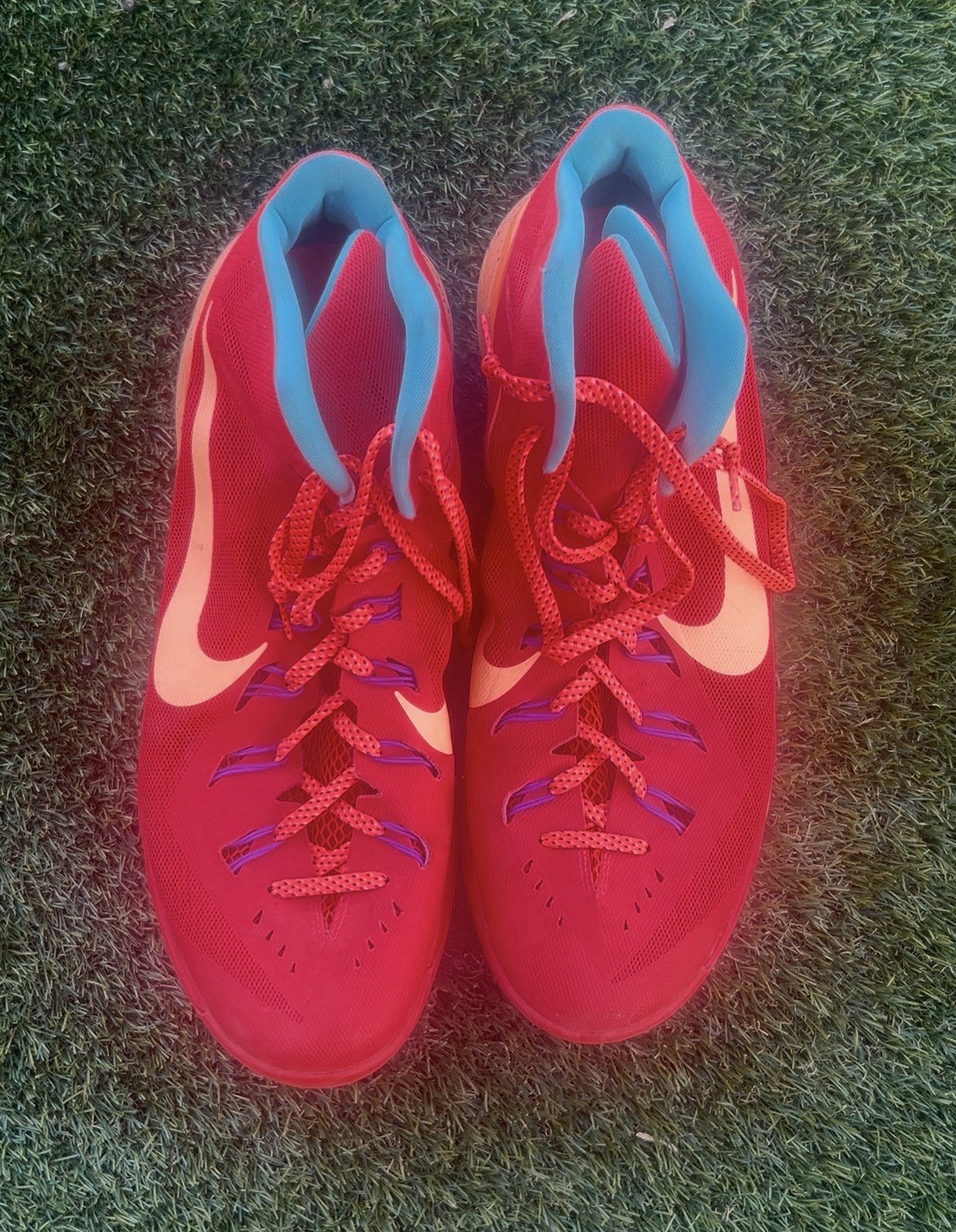 Nike Hyperdunk 2014 Promo Sample Basketball Shoes Men’s Size 17 Bright Crimson