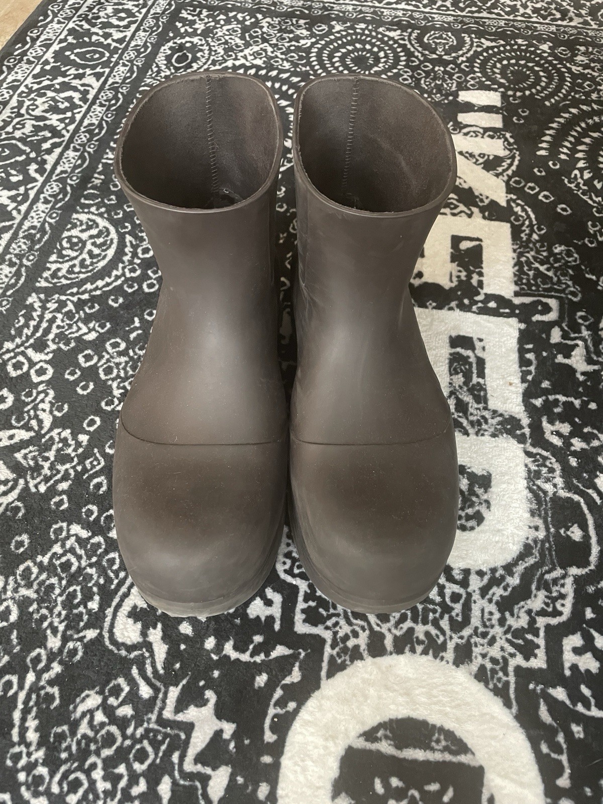 Bottega Veneta Puddle Boots Brown Ankle EU Size 39