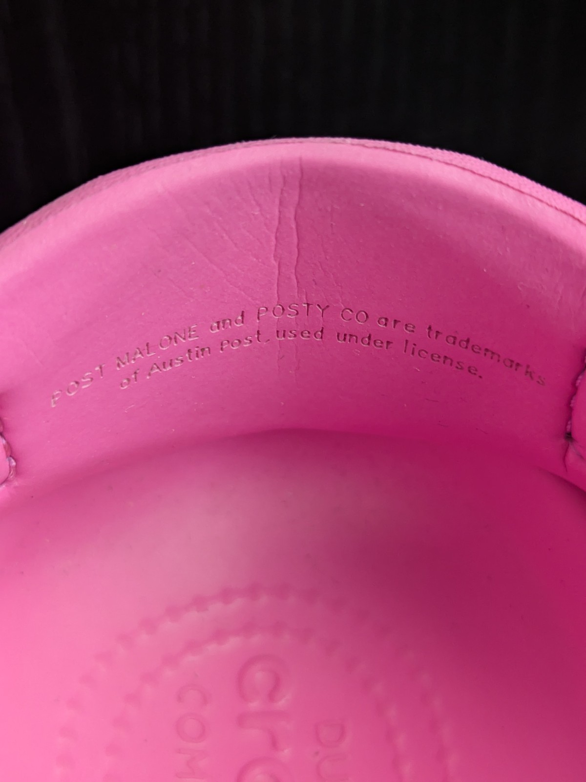 Post Malone x Crocs Duet Max Clog II Pink W6 M4 Limited Edition EUC