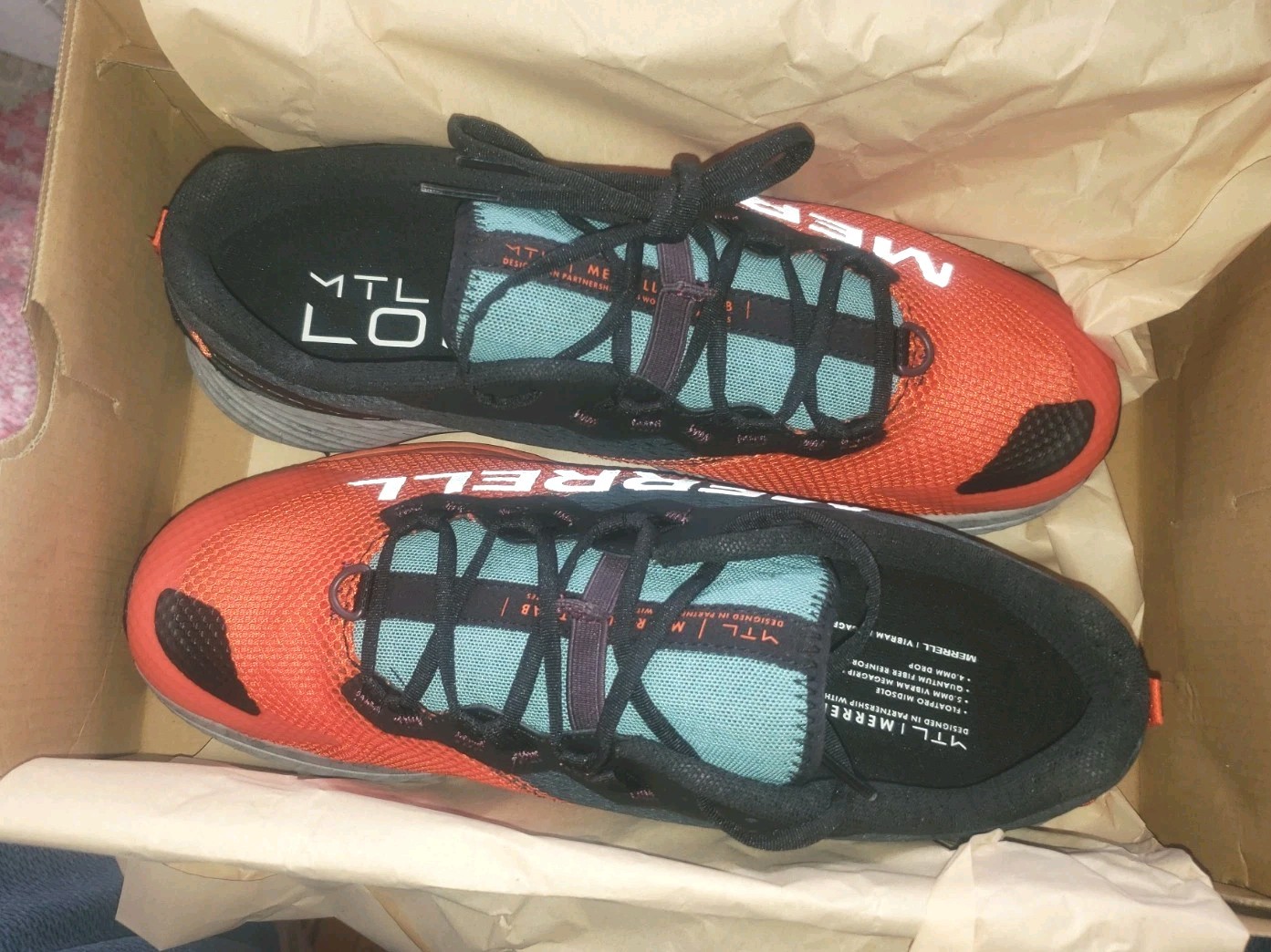 NEW Mens (CHOOSE SZ) MERRELL MTL Long Sky 2 Trail Runner🏃 J067141 TANGERINE 🍊