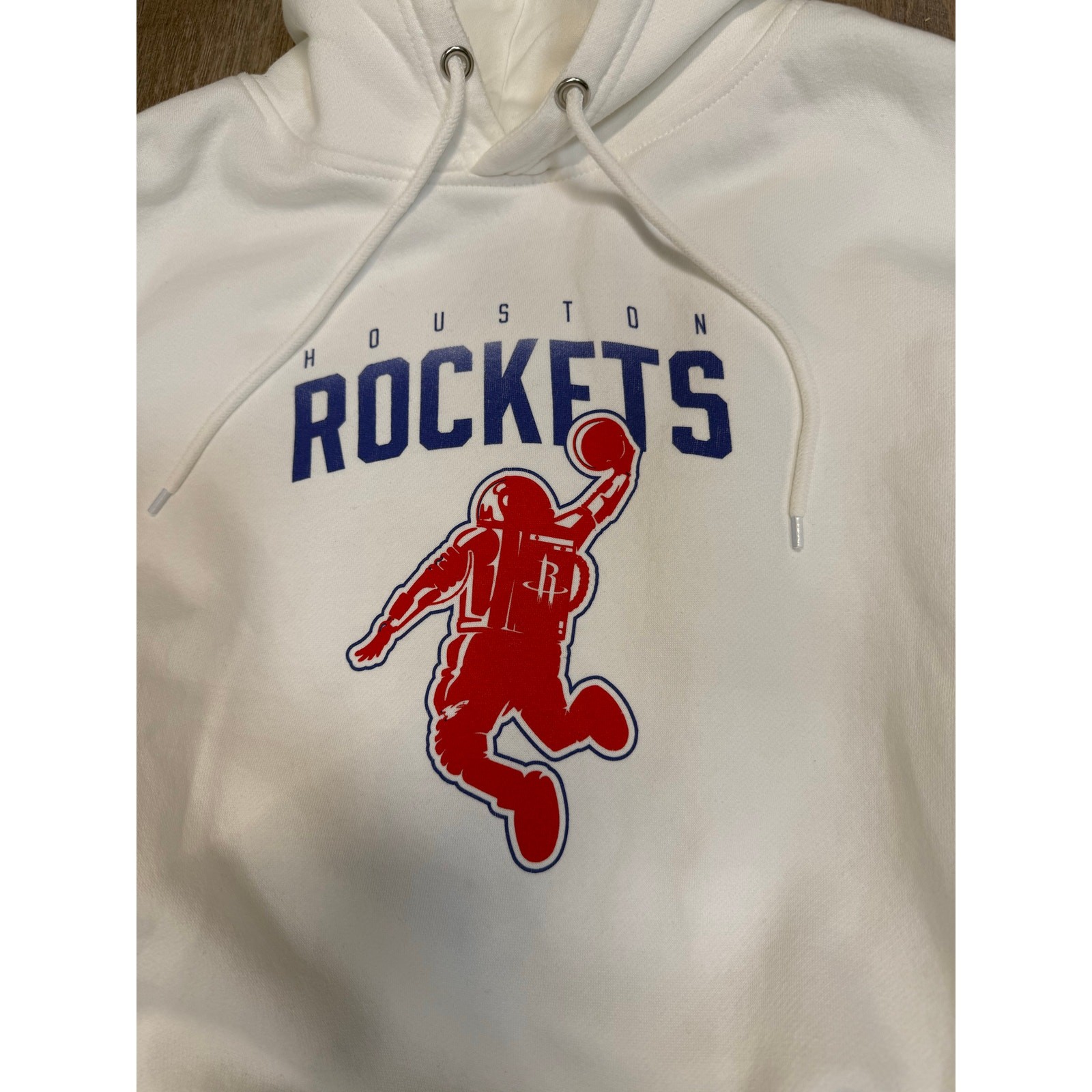 Houston Rockets Dunkstronaut Hoodie Mens 2XL White City Edition