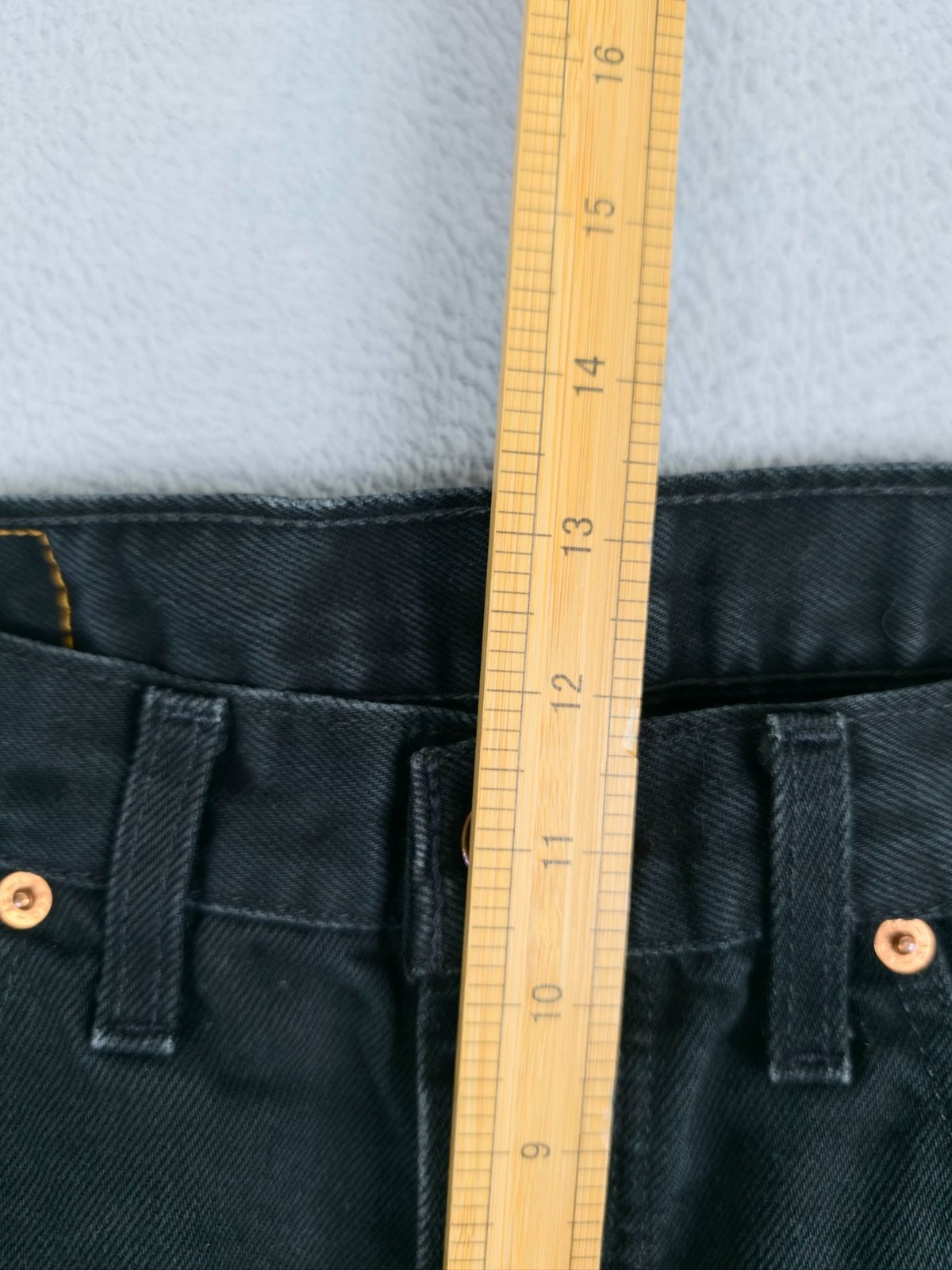 VINTAGE Levi’s 615 Denim Jeans Fits W31 L30 Mens Black Straight Leg Orange Tab