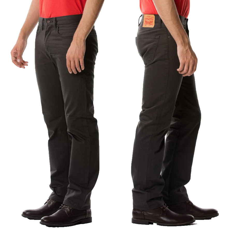 Levis 505 Regular Fit Straight Leg Mens Jeans 30,32,33,34,36,38,40,42 #0716 Grey