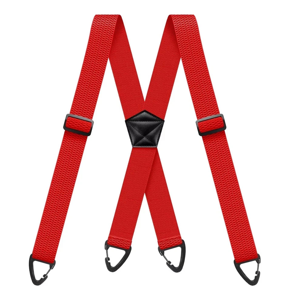 Suspenders for Men Heavy Duty, X Shape Back Hidden Suspender 1.5″ Under Clothing