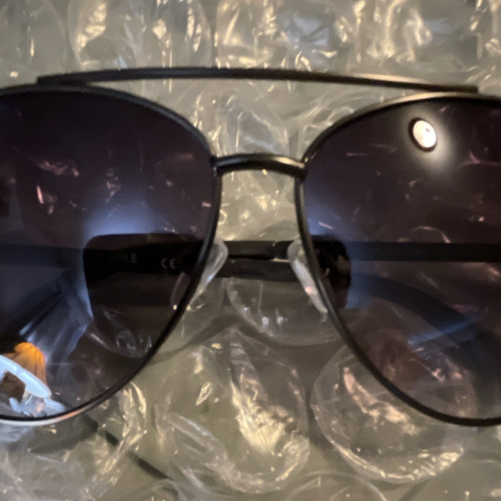 Kenneth Cole KC00033 Women’s Aviator Sunglasses Black Metal Frame UV400 140mm