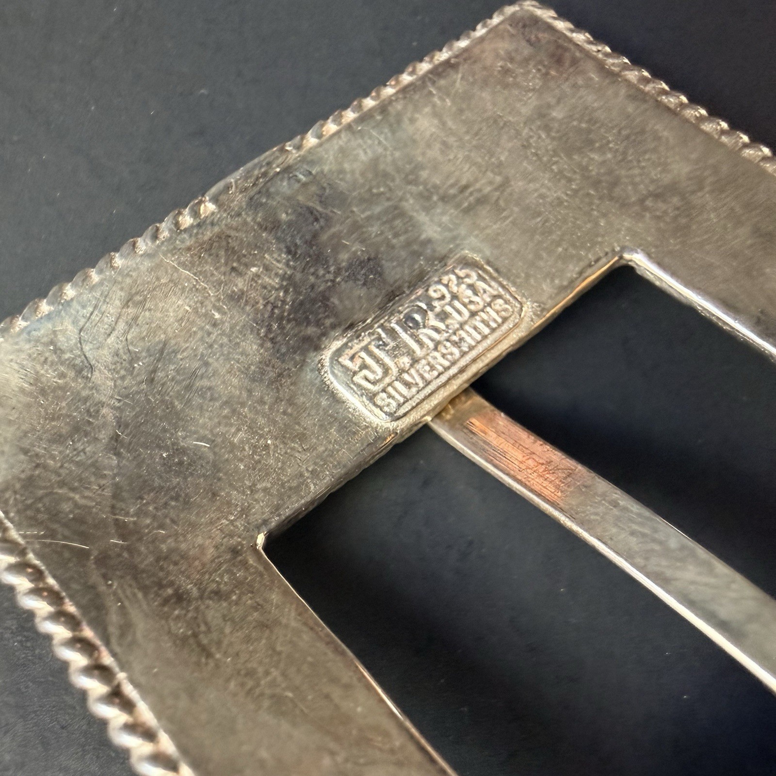 .925 Sterling Silver Bracelet Belt – USA Silversmiths – JRP – Vintage Jewelry