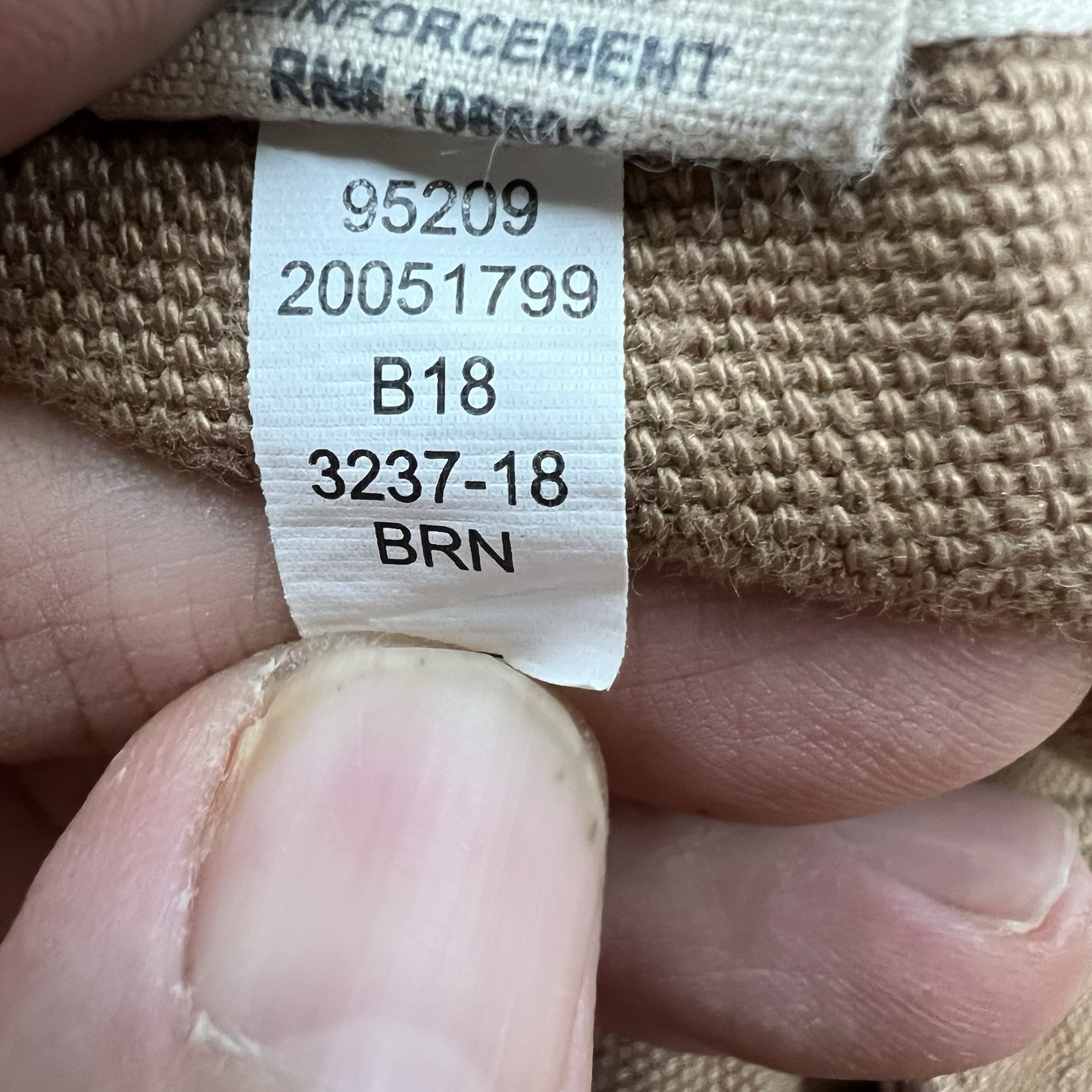 Dulth Trading Ultimate Cargo Dry Duck Cotton Pants Mens Size 34 X32 Tan