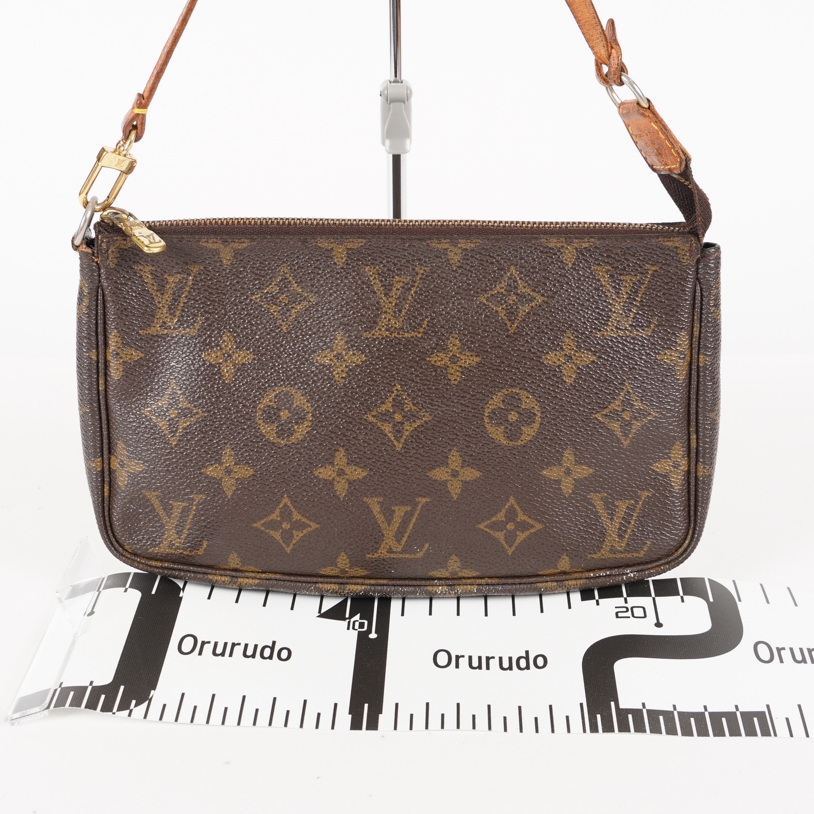 LOUIS VUITTON Monogram Pochette Accessories Pouch M51980 LV Auth 06E033080015