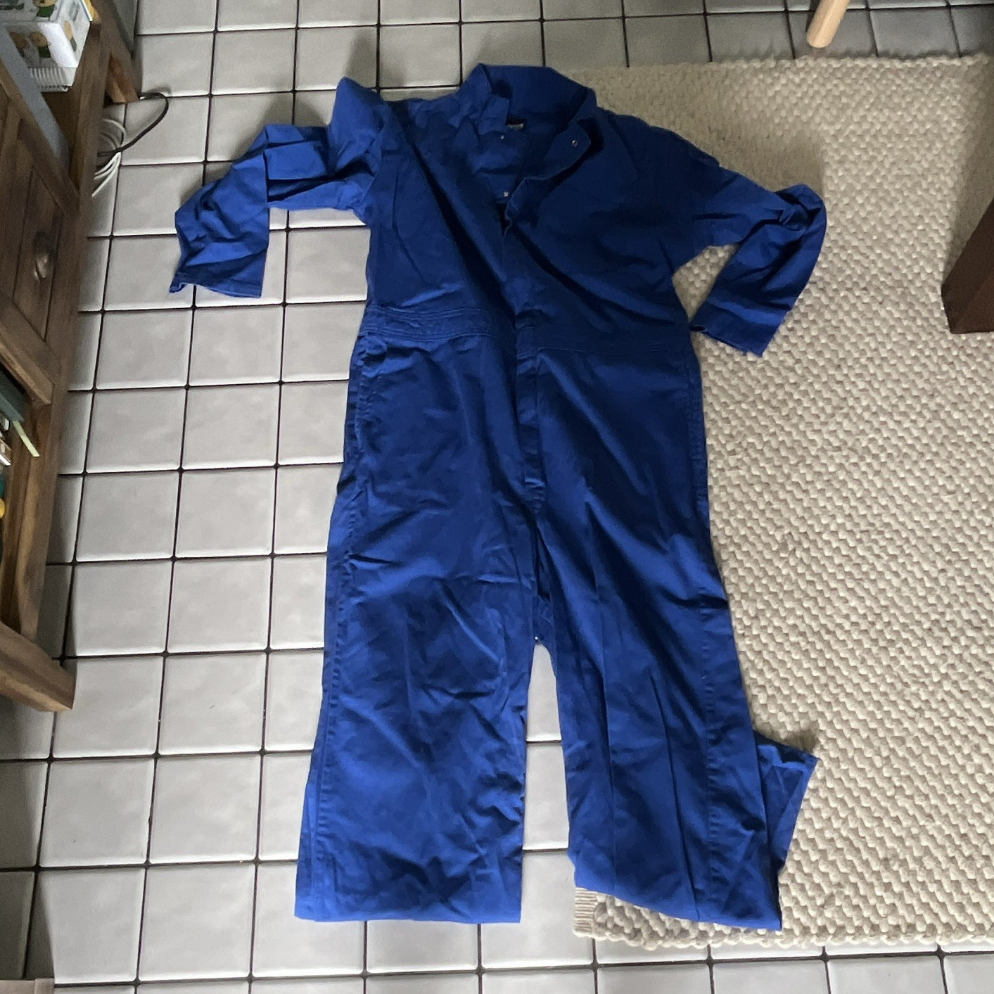 Bulwark FR Fire Resistant Blue Cotton Twill Coveralls Jumpsuit CZE2RB 50-LN XXL