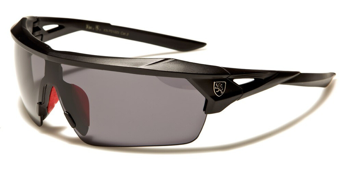 VERTX & KHAN Half Frame Premium Sport Polarized Sunglasses New Wrap Around USA