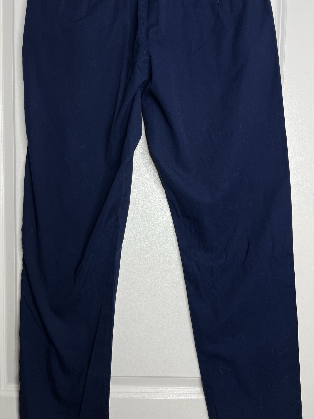 J.Crew The Sutton Mens 30×32 Navy Summerweight Chino Pants 100% Cotton Slim