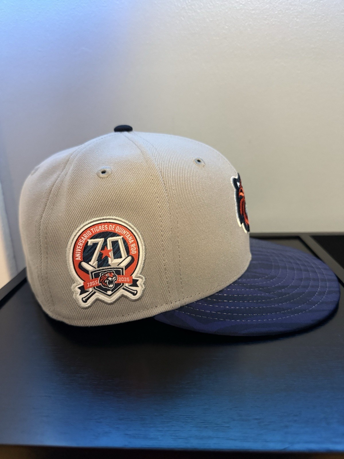 New Era 59Fifty LMB 100 Anniversary Tigres De Quintana Roo Black UV- NWT – 7 3/8