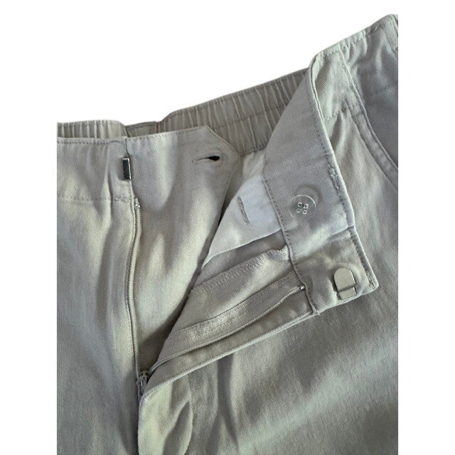 Lands End Womens Size 6 Chino Shorts Elastic Back Waist Twill
