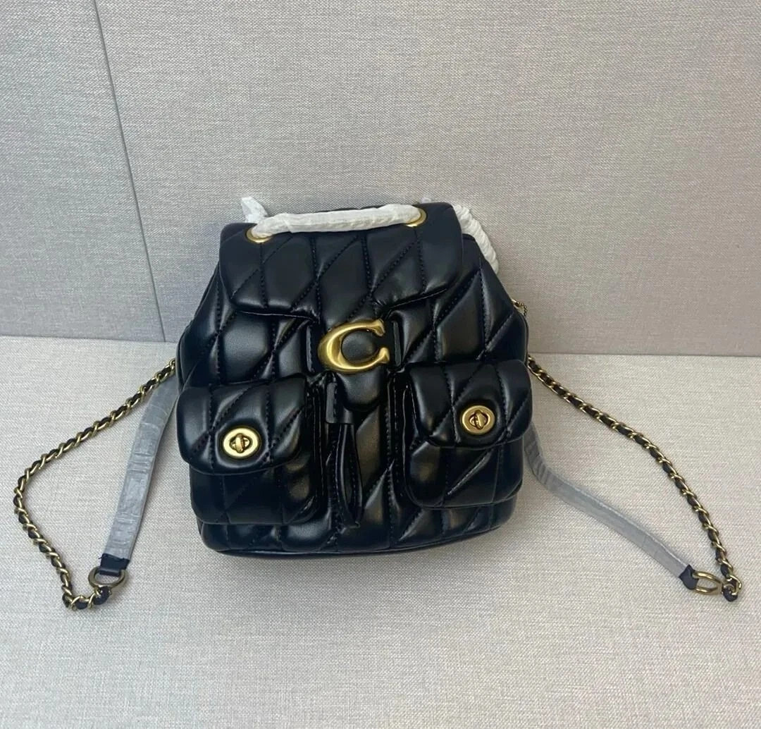 Coach Tabby Backpack Quilted CU076 Black