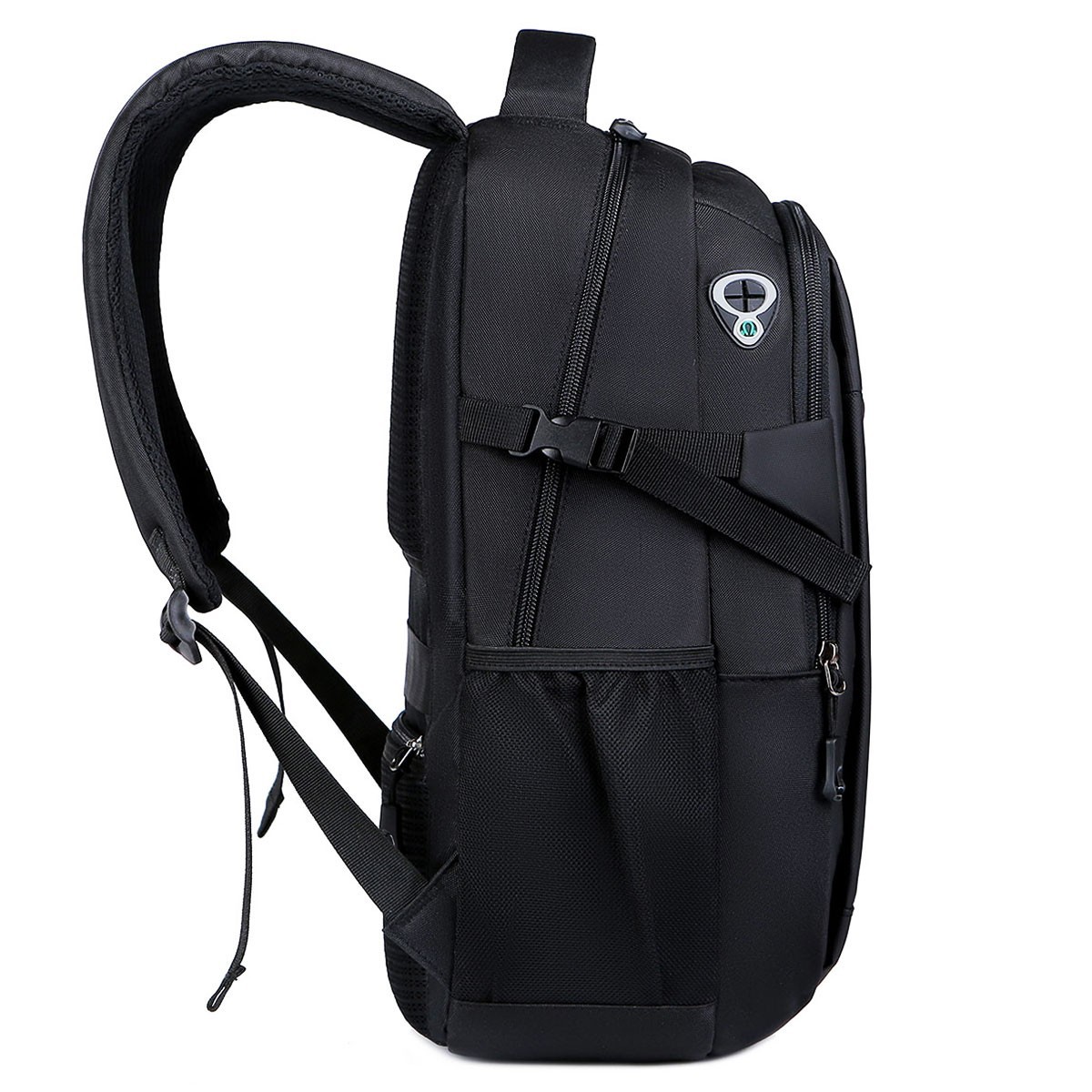 Black Laptop Backpack High-capacity Travel Bag Fashion School Business Outdoor