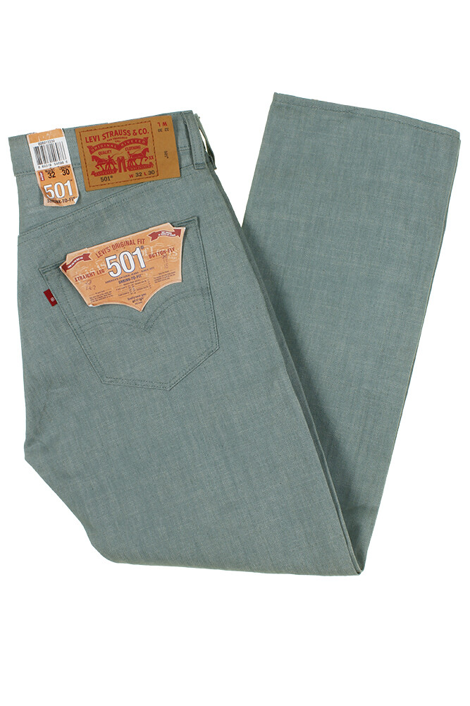 Levi’s Men’s 501 Original Shrink Fit to Button Fly Denim Jeans