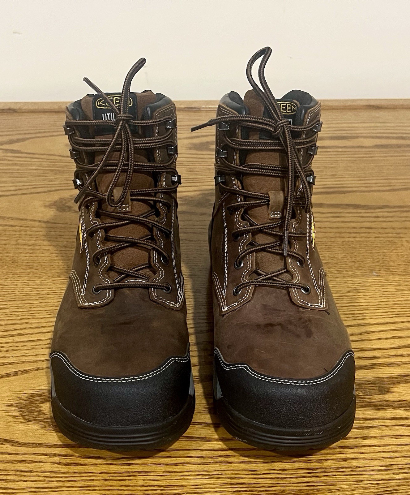 13 D KEEN Utility Men’s Evanston 6″ Waterproof Carbon Safety Toe Work Boots