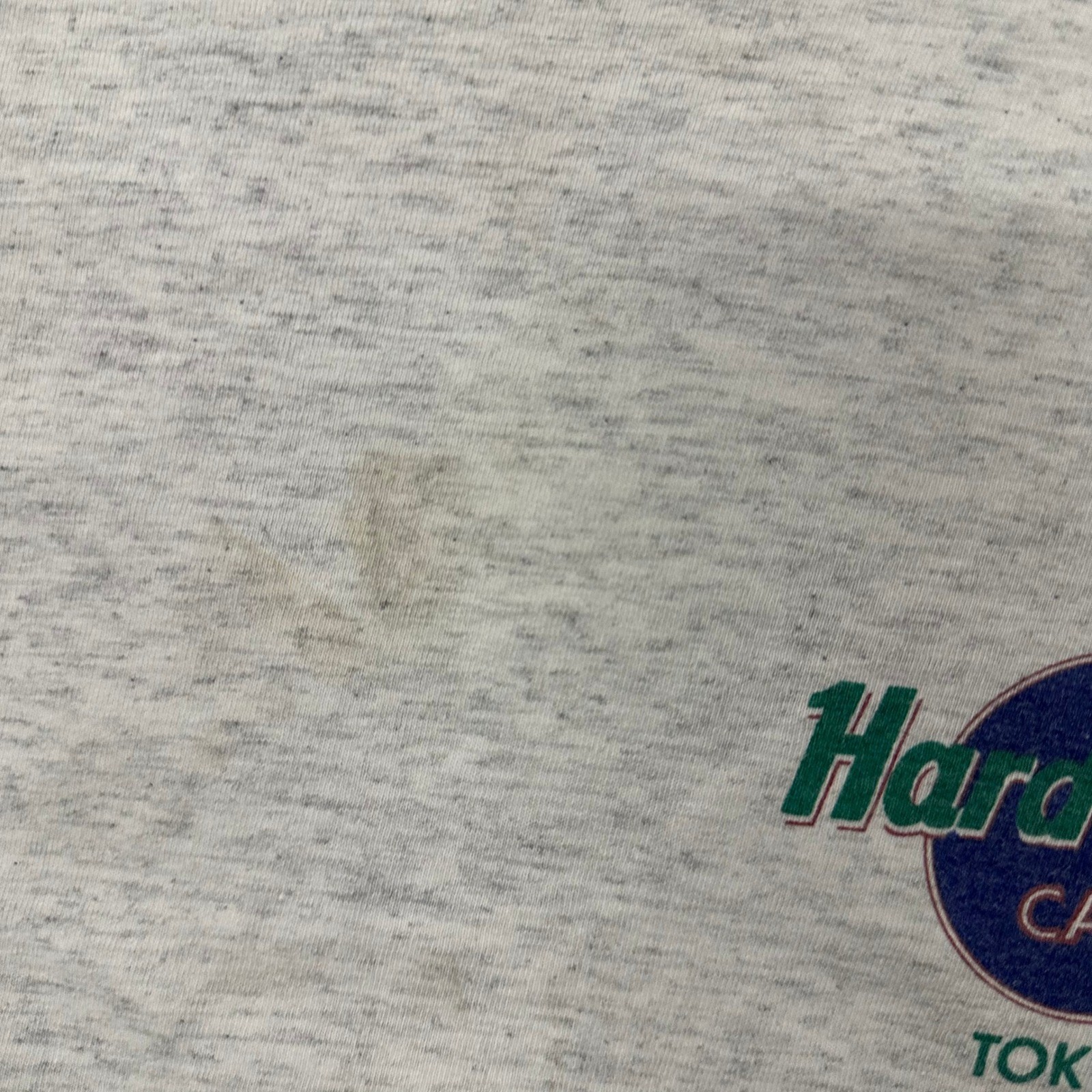 Hard Rock Cafe T-Shirt Mens Size Large Grey Tokyo Rock N Roll Graphic Good