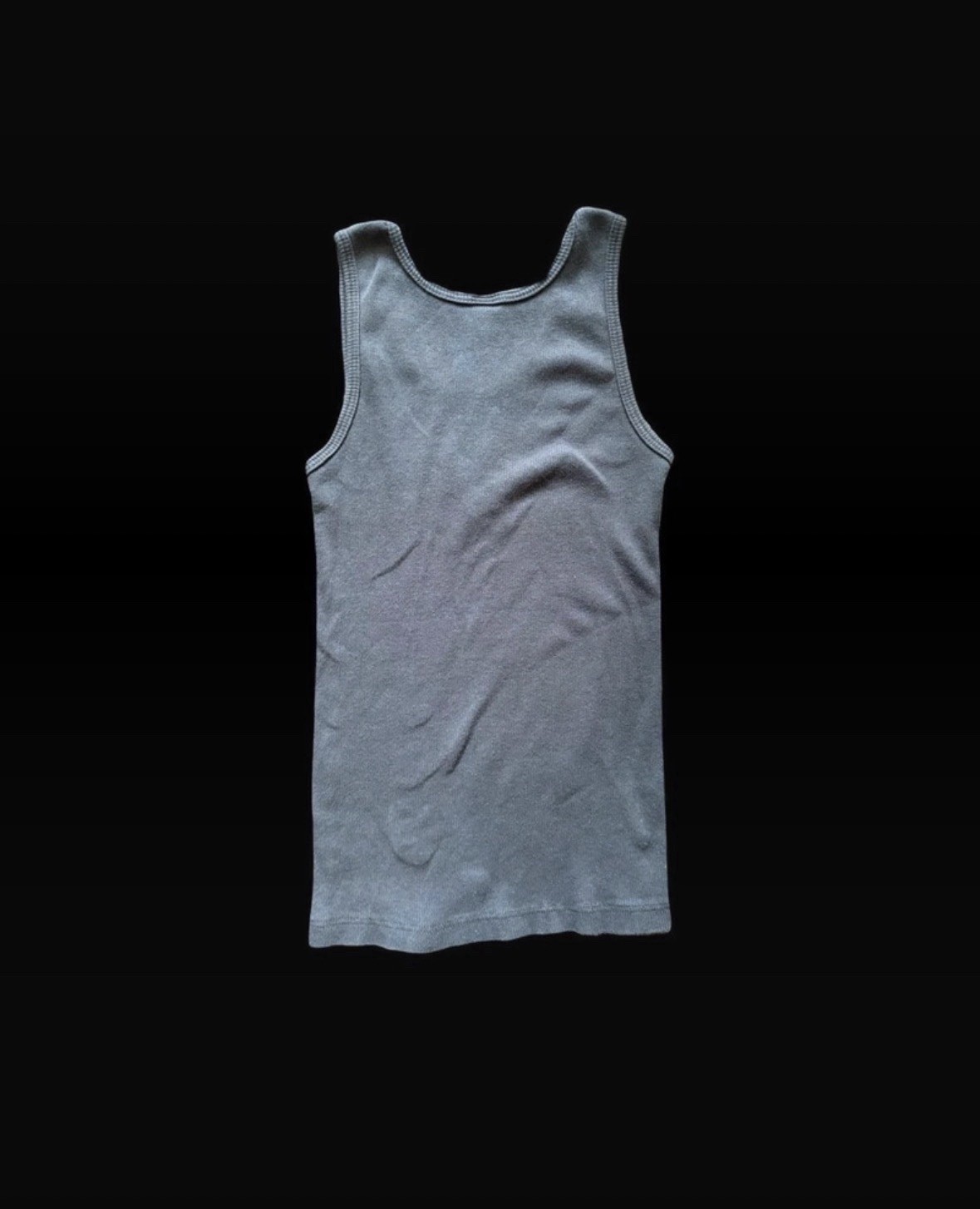 Vintage Y2K Bella Women’s Skull Graphic Tank Top M Cotton Scoop Neck Sleeveless