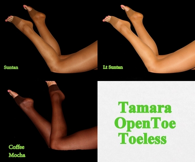 Tamara Pic Color C D X TALL Open Toe Pantyhose Hooters Uniform Work Party Dress