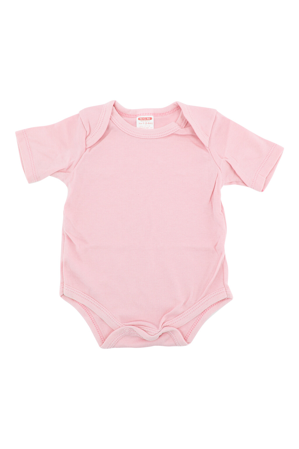 4 Baby Romper Bodysuit Jumpsuit Short Sleeve Print Solid Size 3-6 M 6-9 M 9-12 M