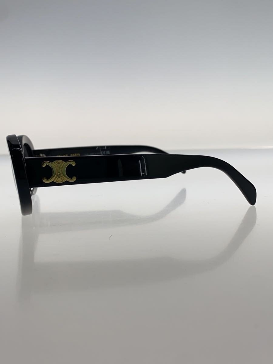 CELINE Triomphe Logo Acetate Frame Sunglasses Oval Black Women’s CL40194U