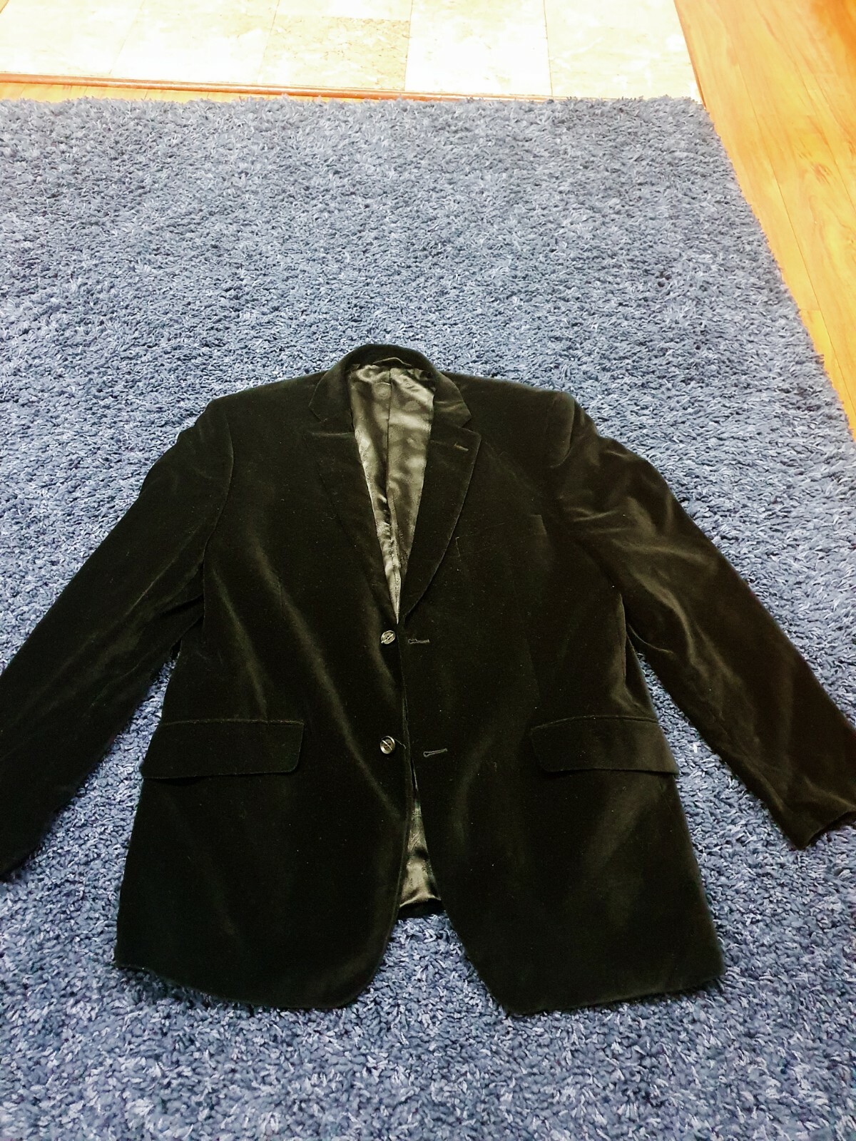 COSANI Black Cotton Blazer Jacket – 46 chest Length Regular Model XS2
