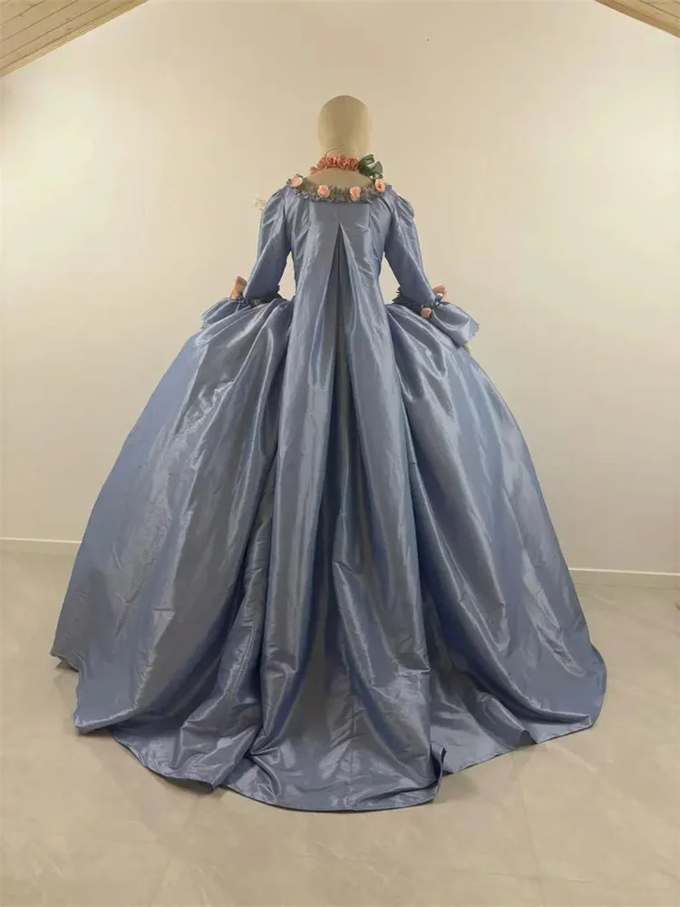Robe A La Francaise 18thCenturyRococo Baroque Floral DressQueen Marie Antoinette
