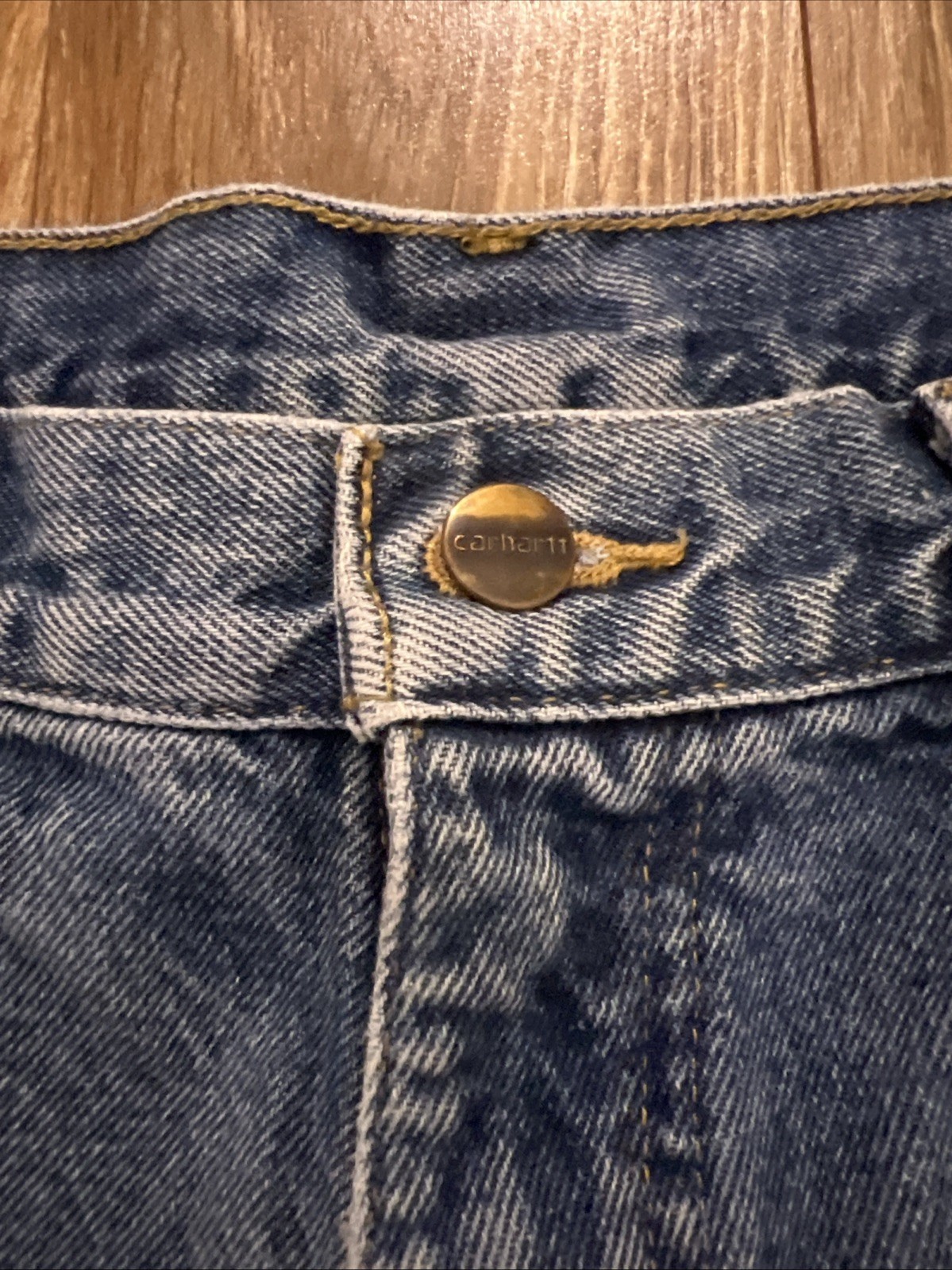 Men’s Soft Comfort Distressed Carhartt Jeans Size 36×30 Relaxed Fit RN# 14806