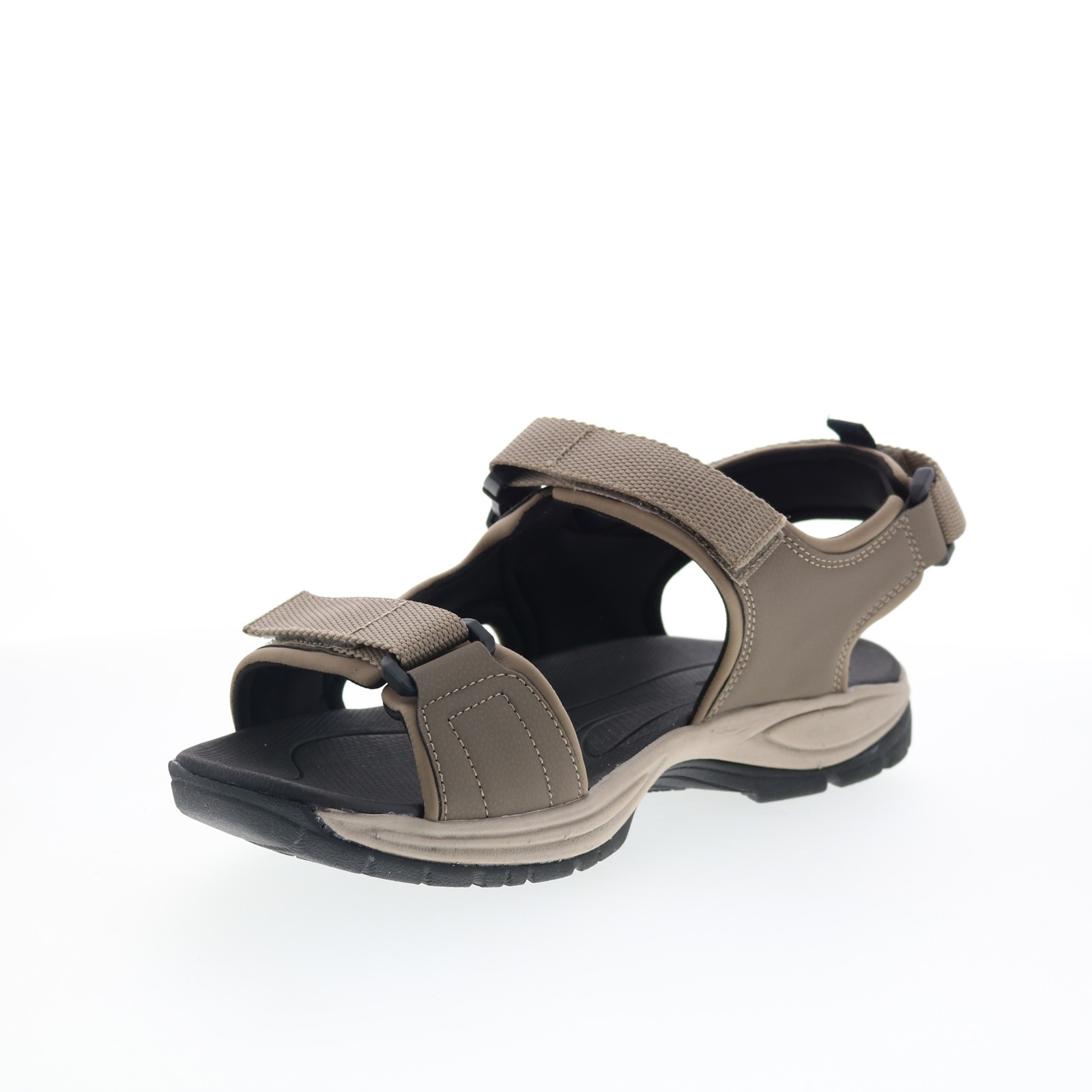 Dunham Nolan Water Friendly Mens Brown Extra Wide 4E Sport Sandals Shoes
